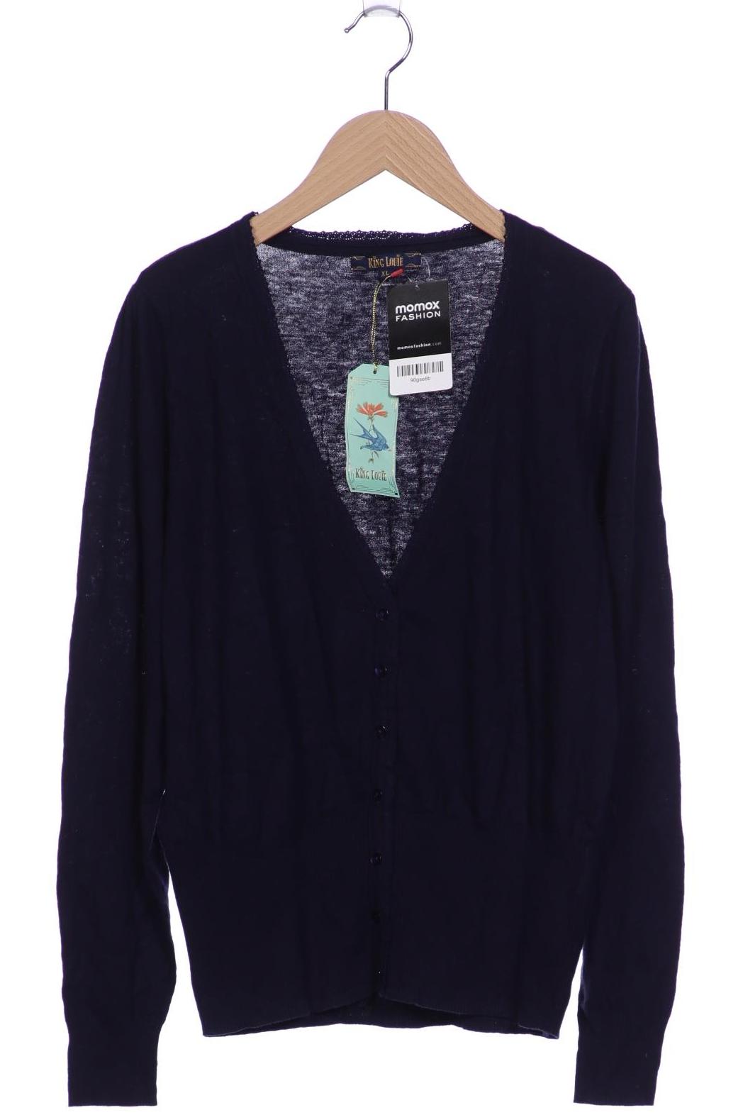 

King Louie Damen Strickjacke, marineblau, Gr. 44