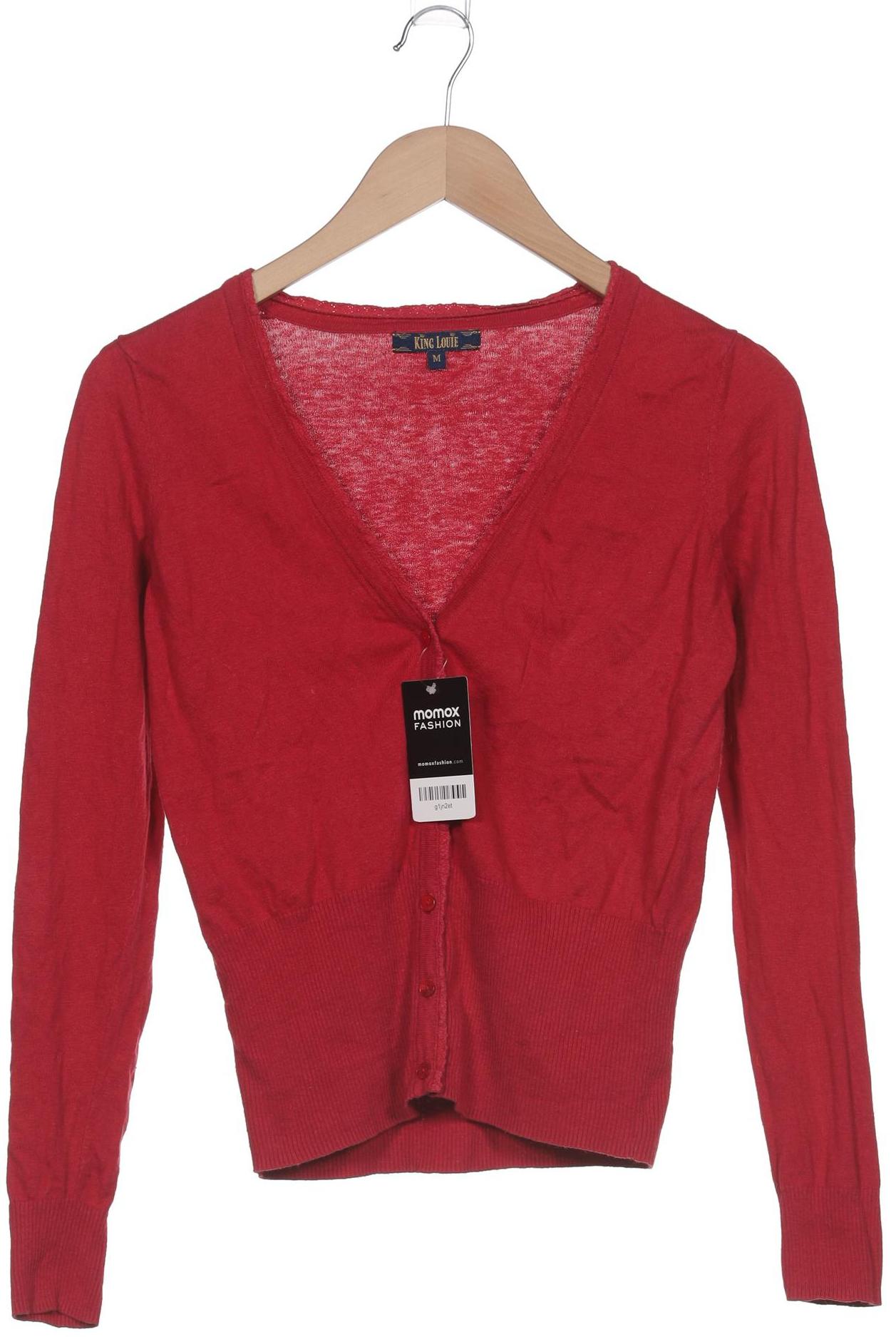 

King Louie Damen Strickjacke, rot, Gr. 38
