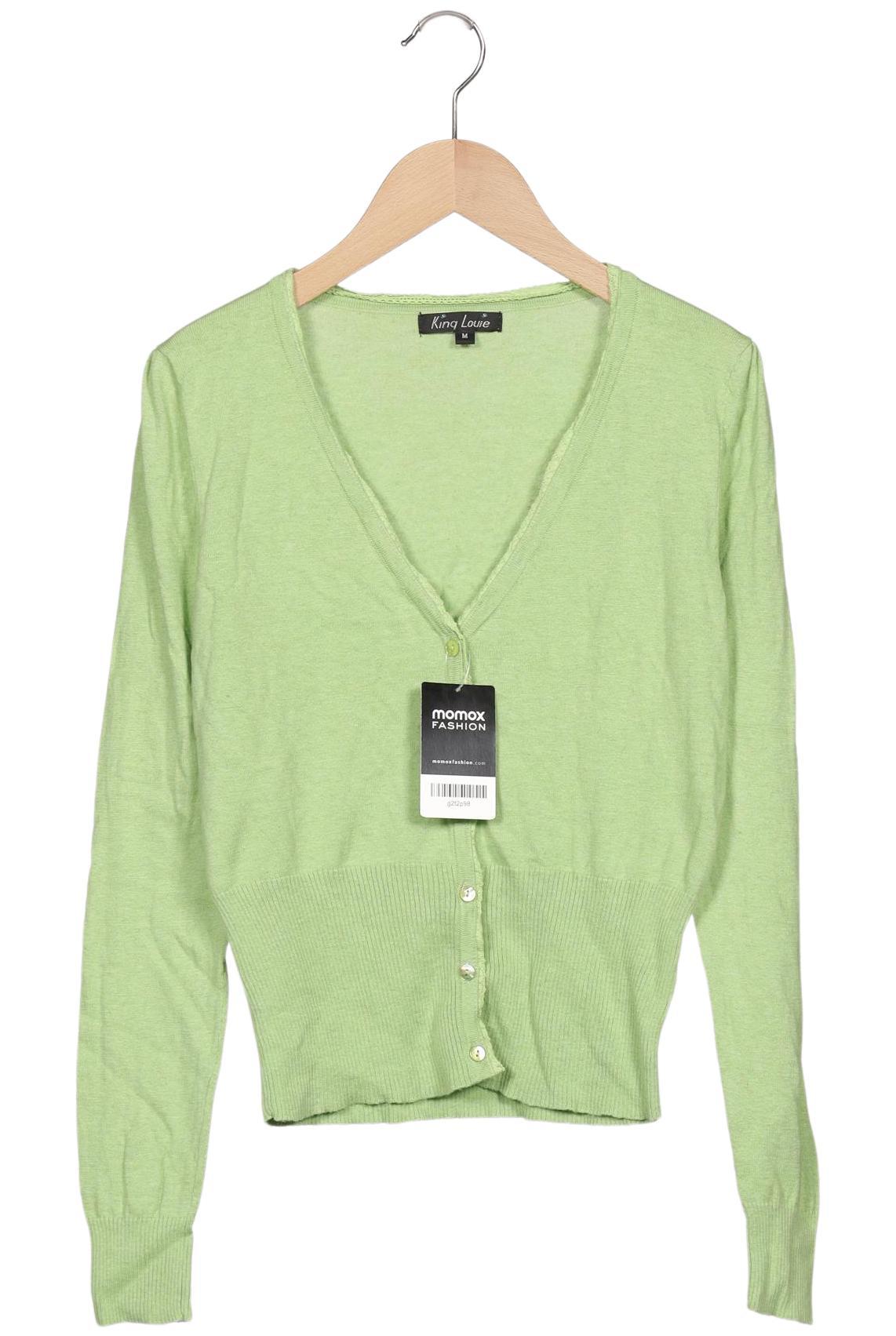

King Louie Damen Strickjacke, hellgrün, Gr. 38