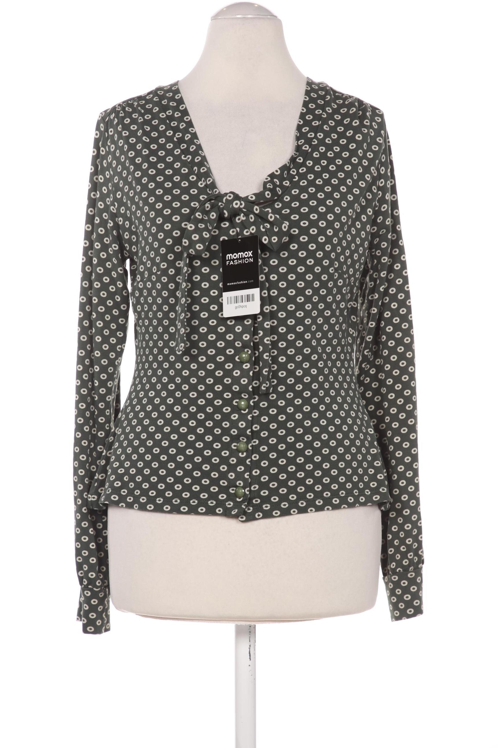 

King Louie Damen Bluse, grün, Gr. 36
