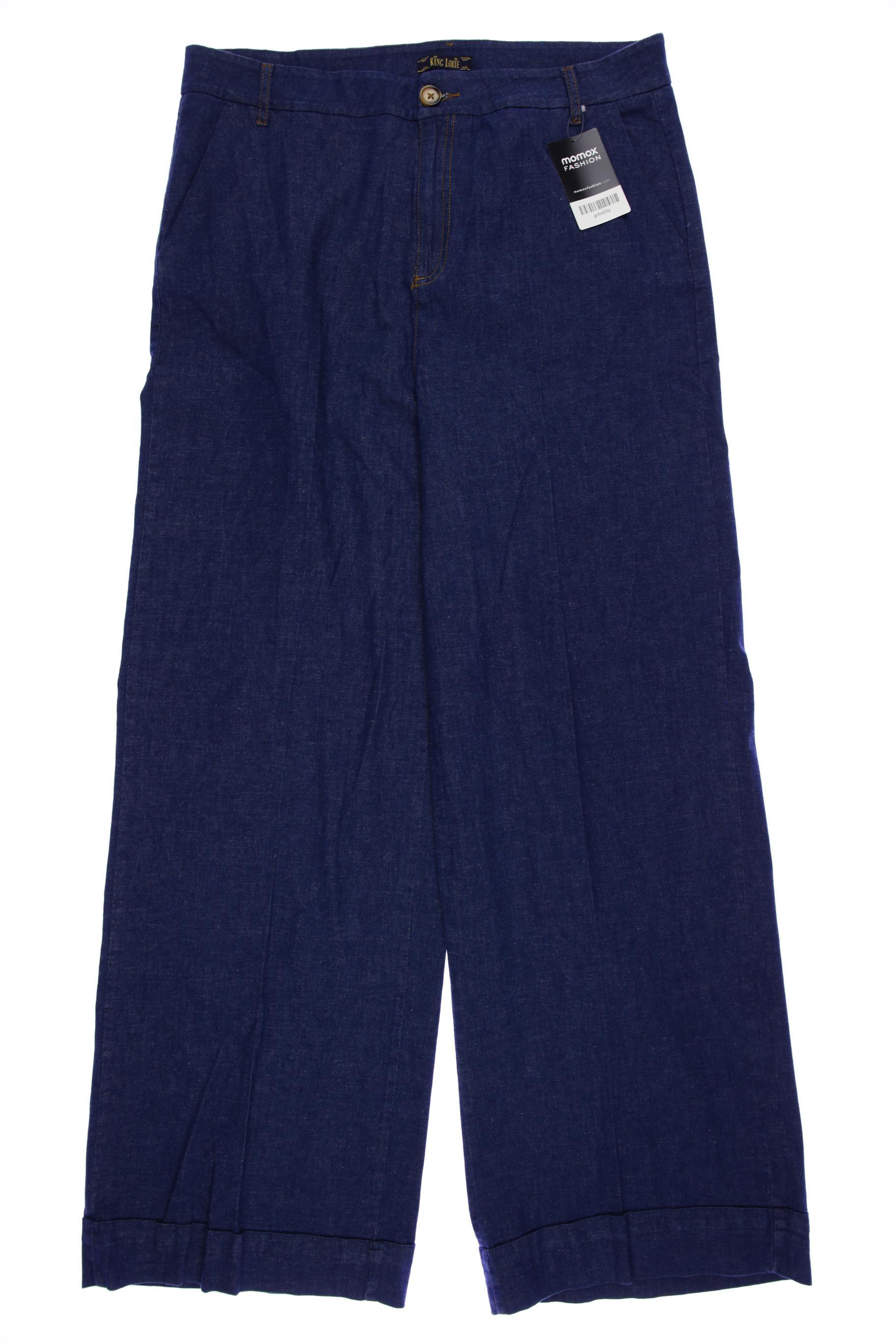 

King Louie Damen Jeans, blau, Gr. 44
