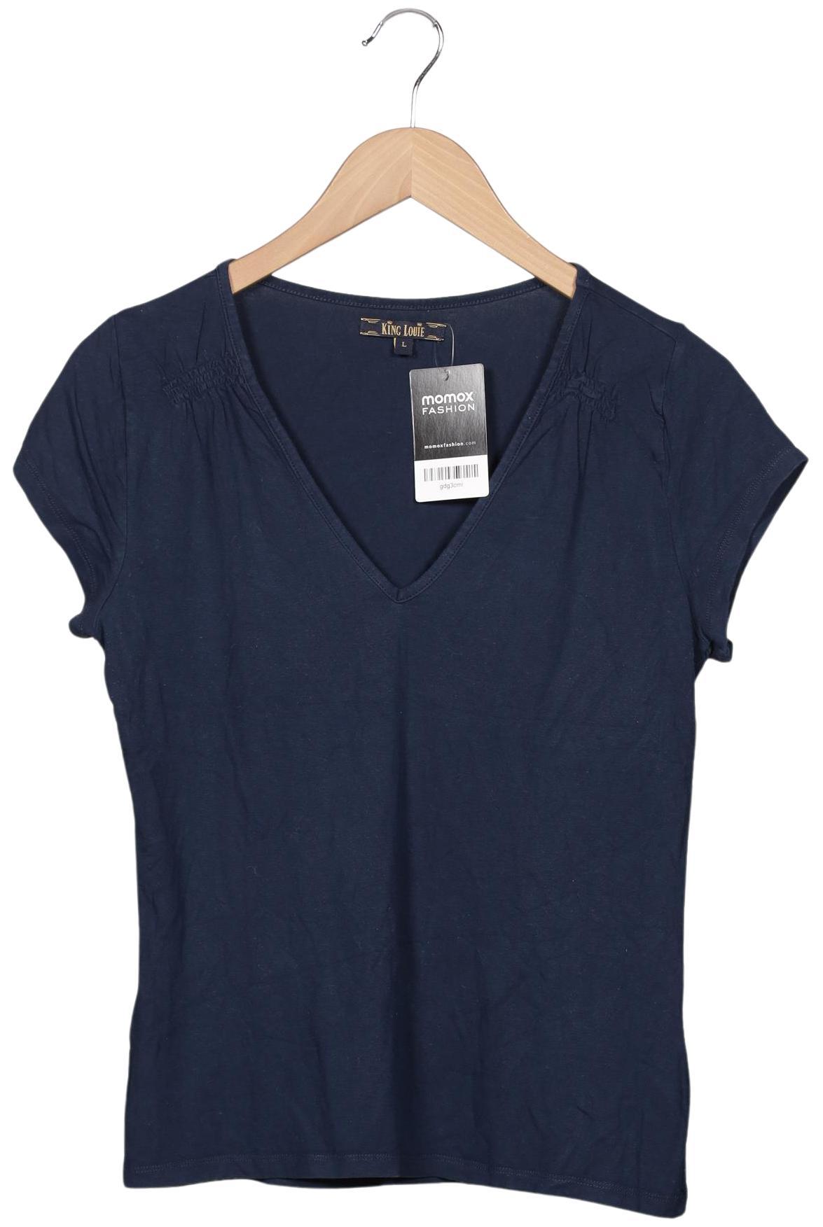 

King Louie Damen T-Shirt, marineblau, Gr. 42