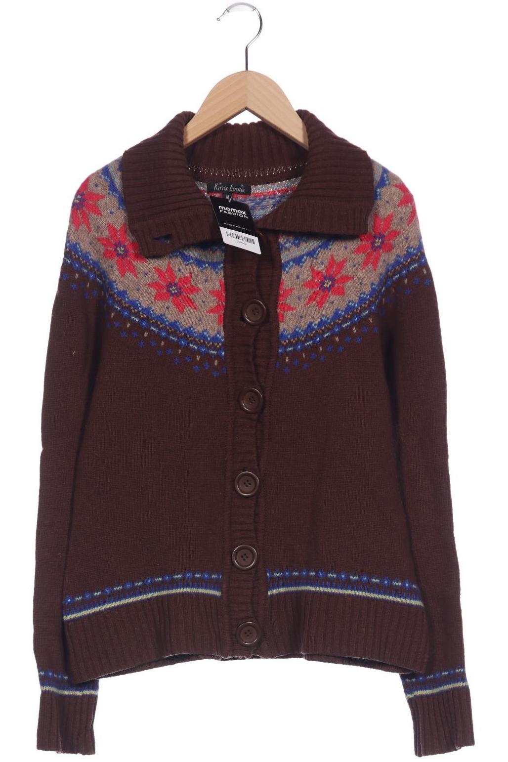 

King Louie Damen Strickjacke, braun, Gr. 38