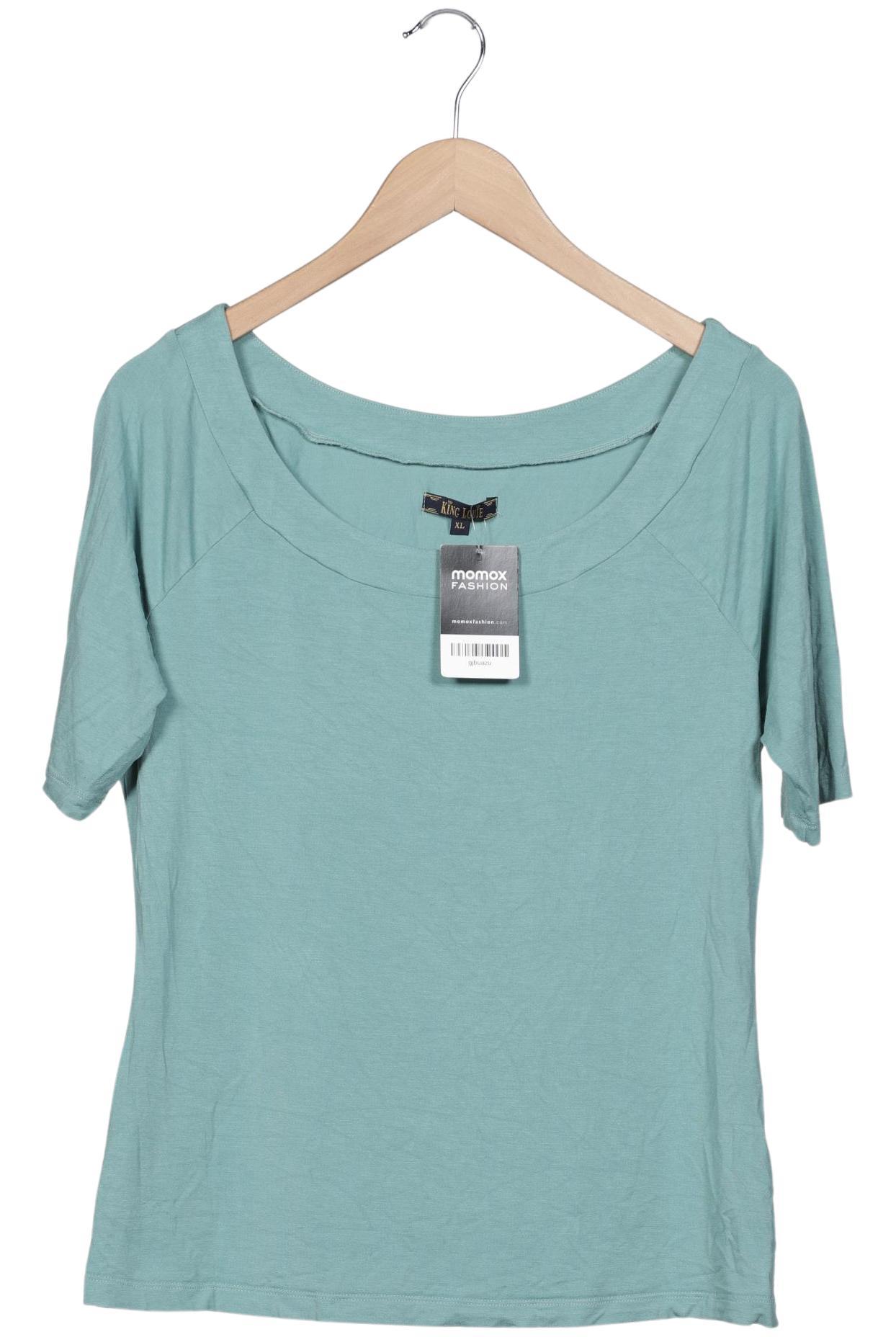 

King Louie Damen T-Shirt, türkis, Gr. 44