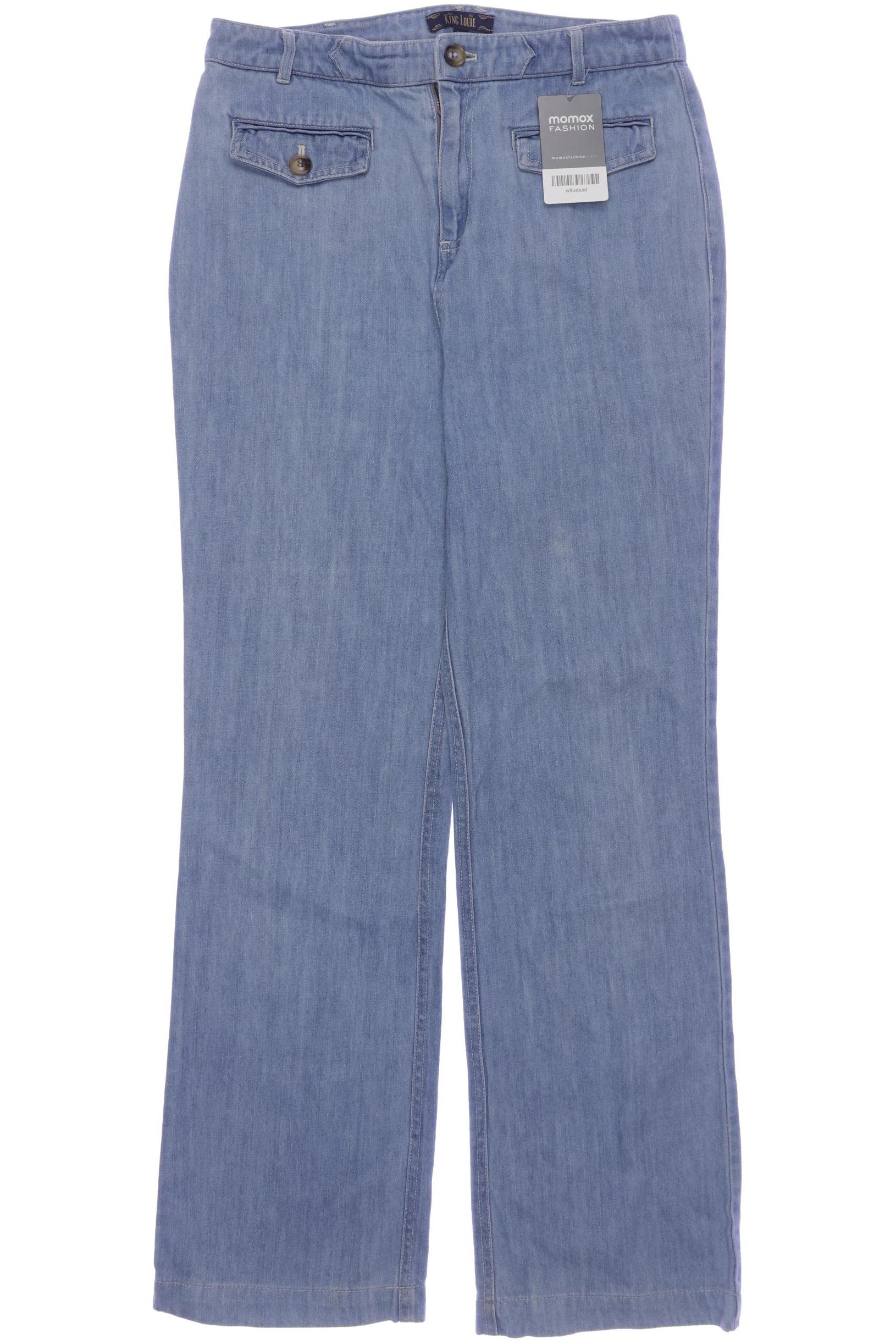 

King Louie Damen Jeans, blau, Gr. 38