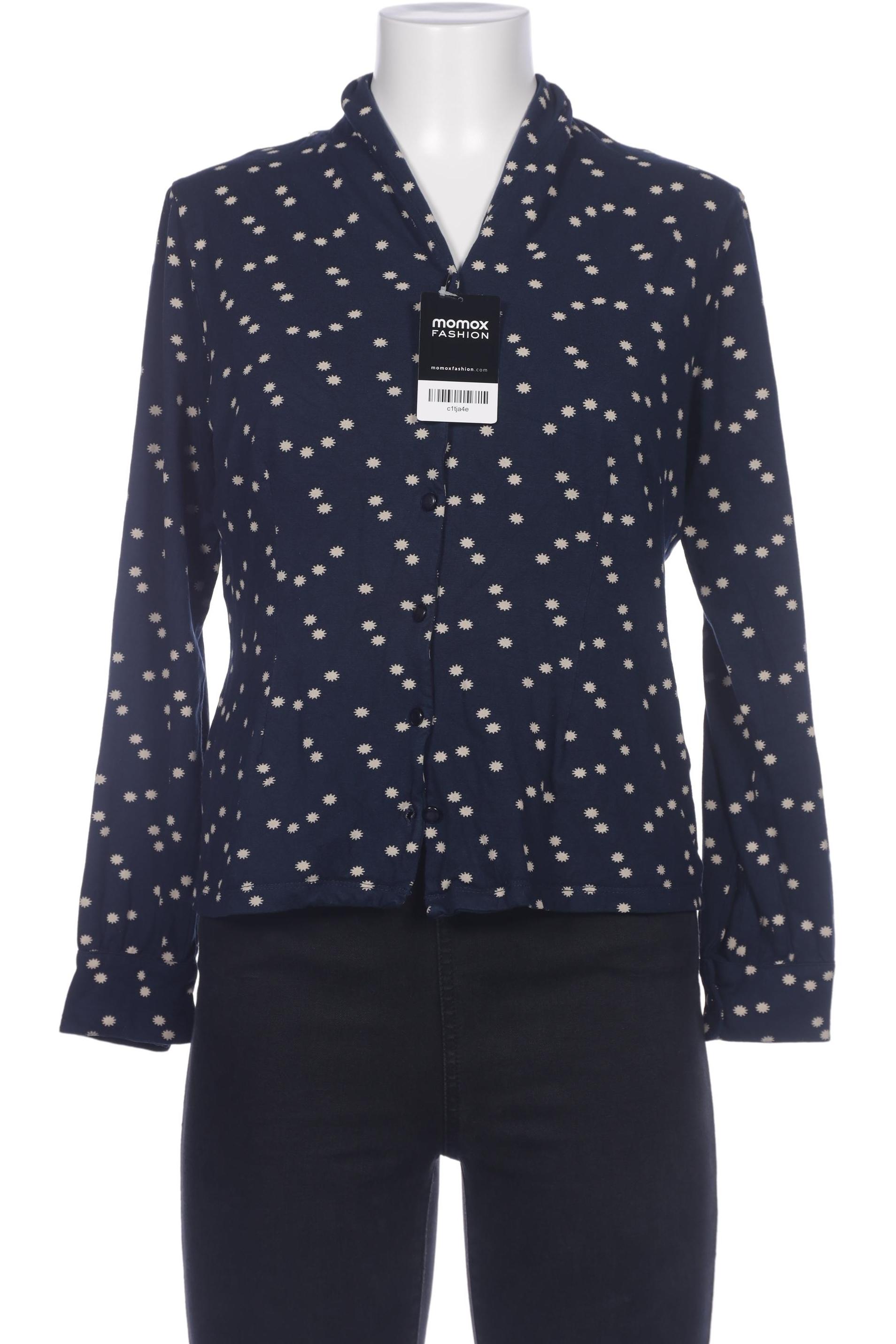 

King Louie Damen Bluse, marineblau, Gr. 42