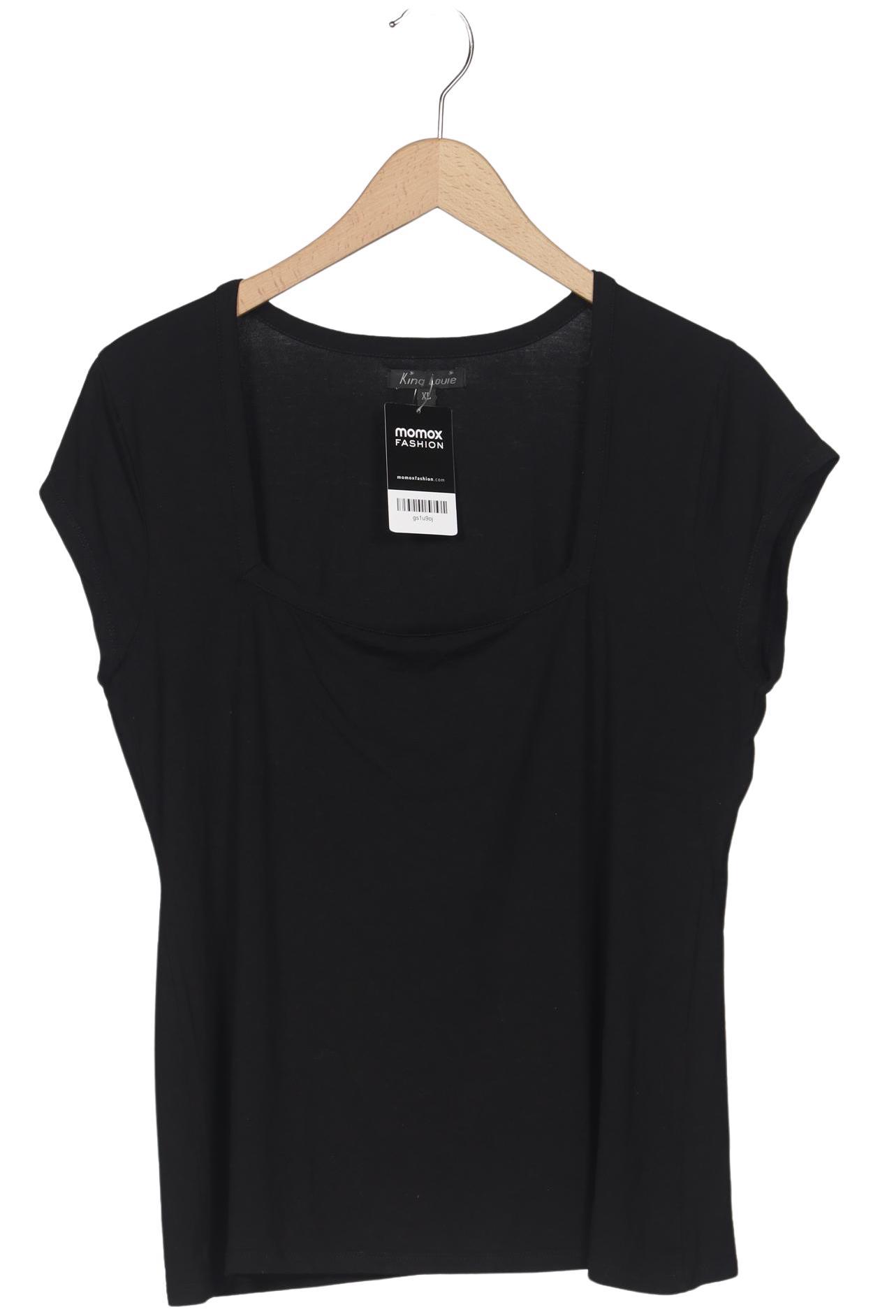 

King Louie Damen T-Shirt, schwarz, Gr. 44