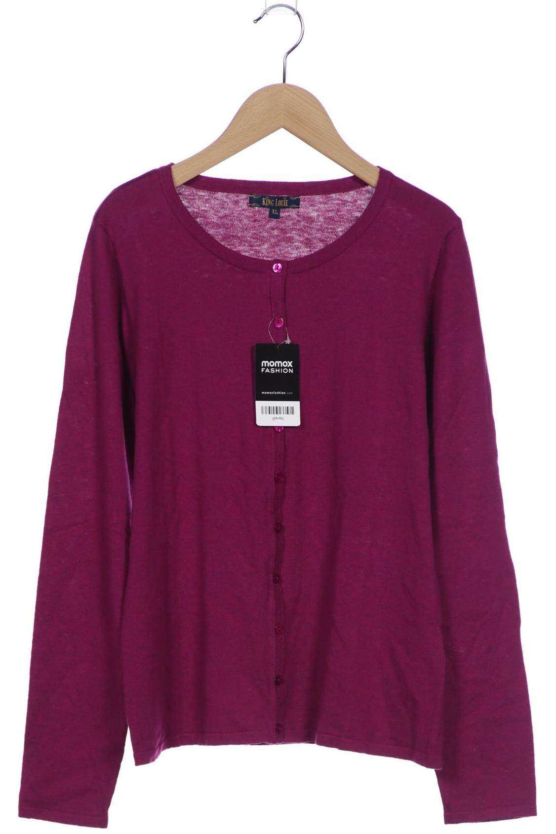 

King Louie Damen Strickjacke, pink, Gr. 44