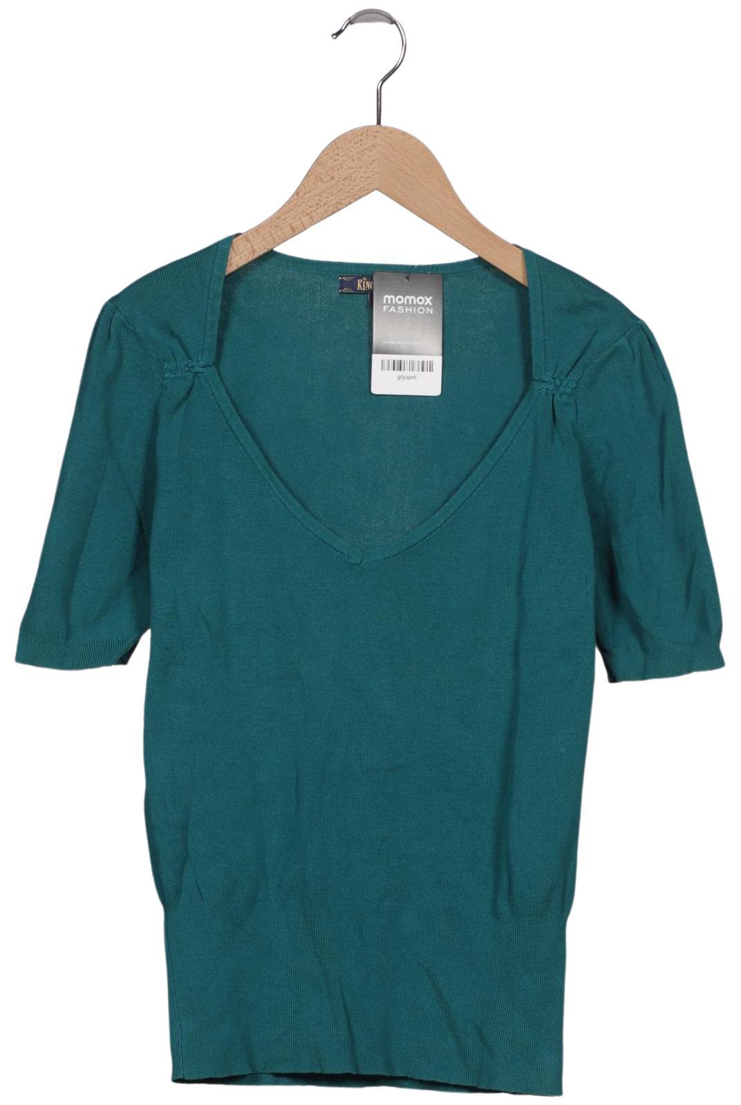 

King Louie Damen Pullover, türkis, Gr. 42