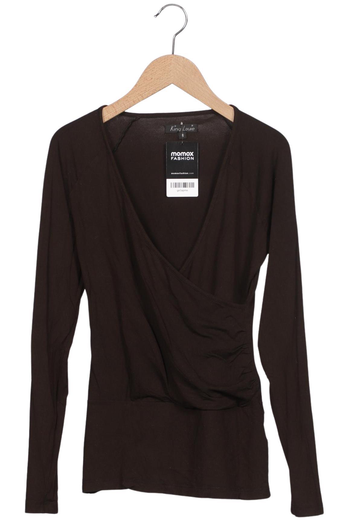 

King Louie Damen Langarmshirt, braun, Gr. 36