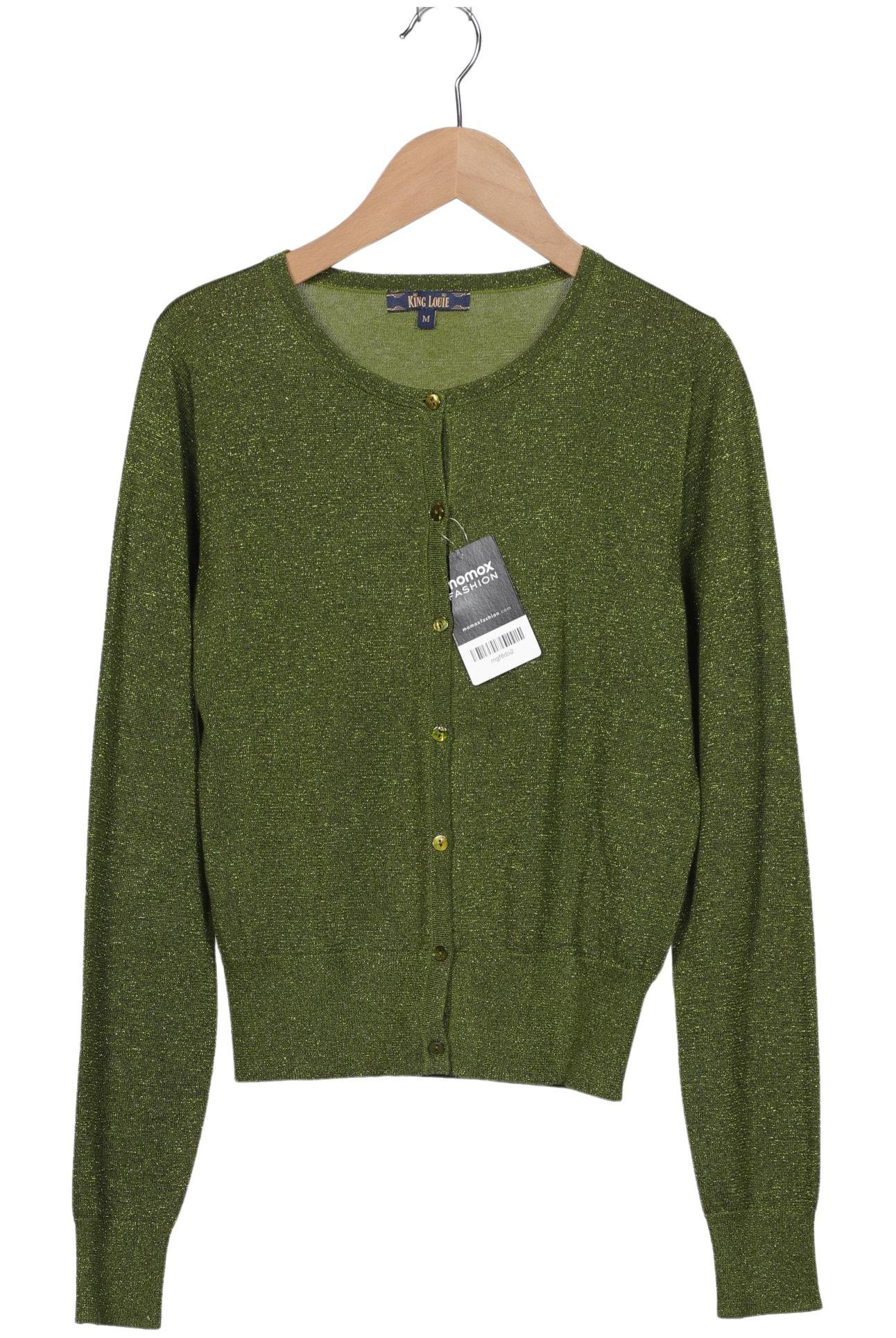 

King Louie Damen Strickjacke, grün, Gr. 38