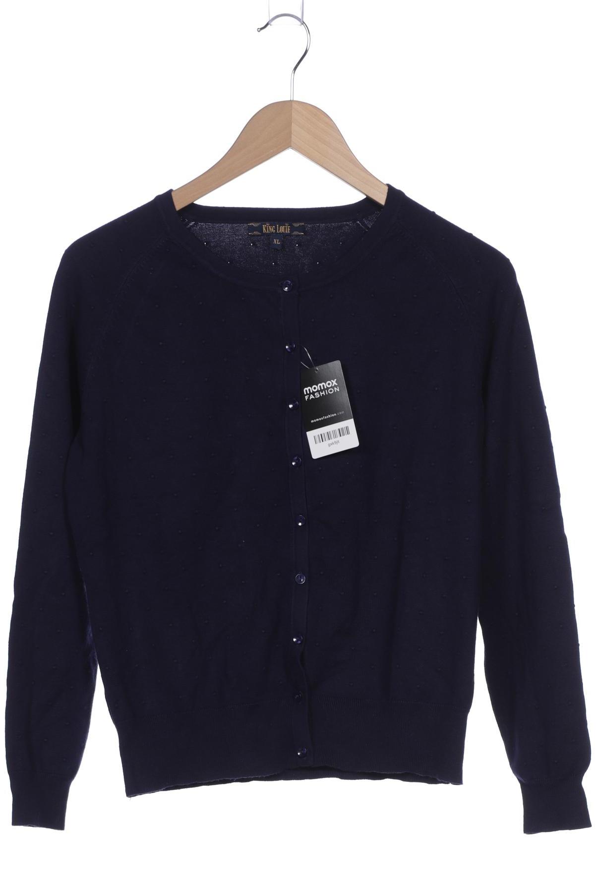 

King Louie Damen Strickjacke, marineblau, Gr. 44