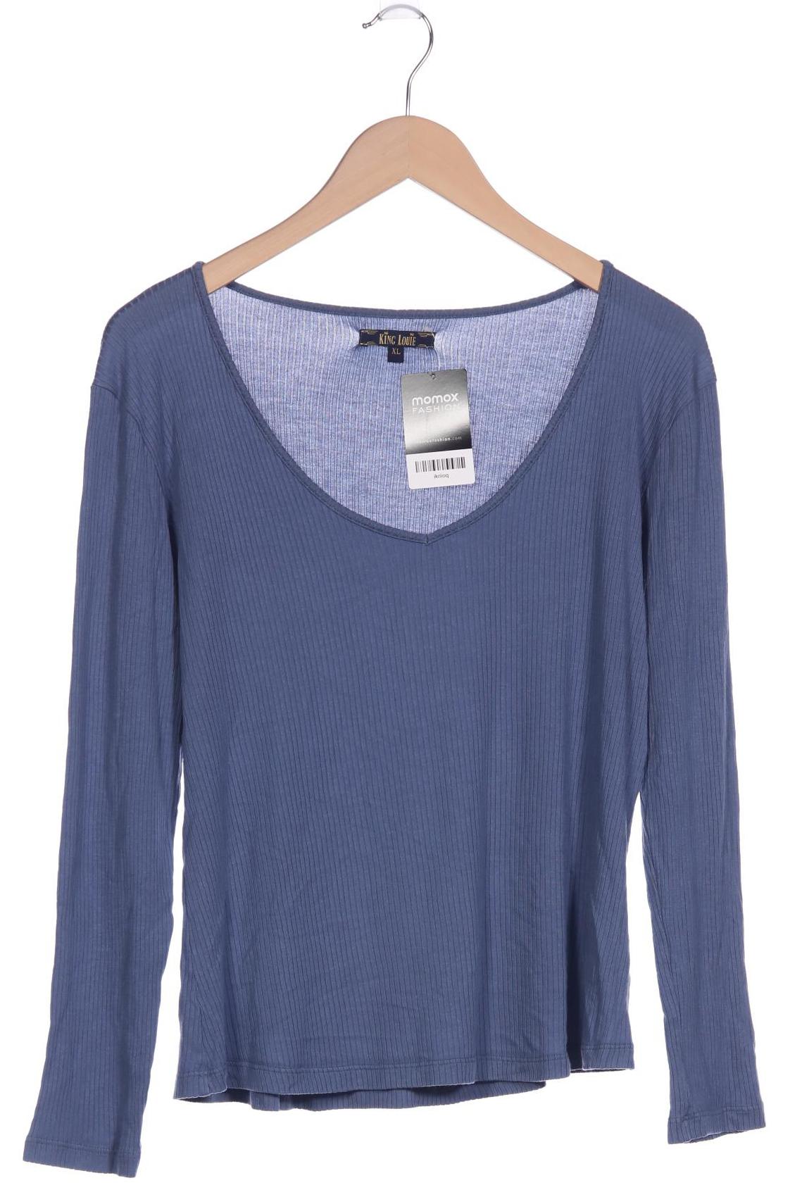 

King Louie Damen Langarmshirt, blau, Gr. 44