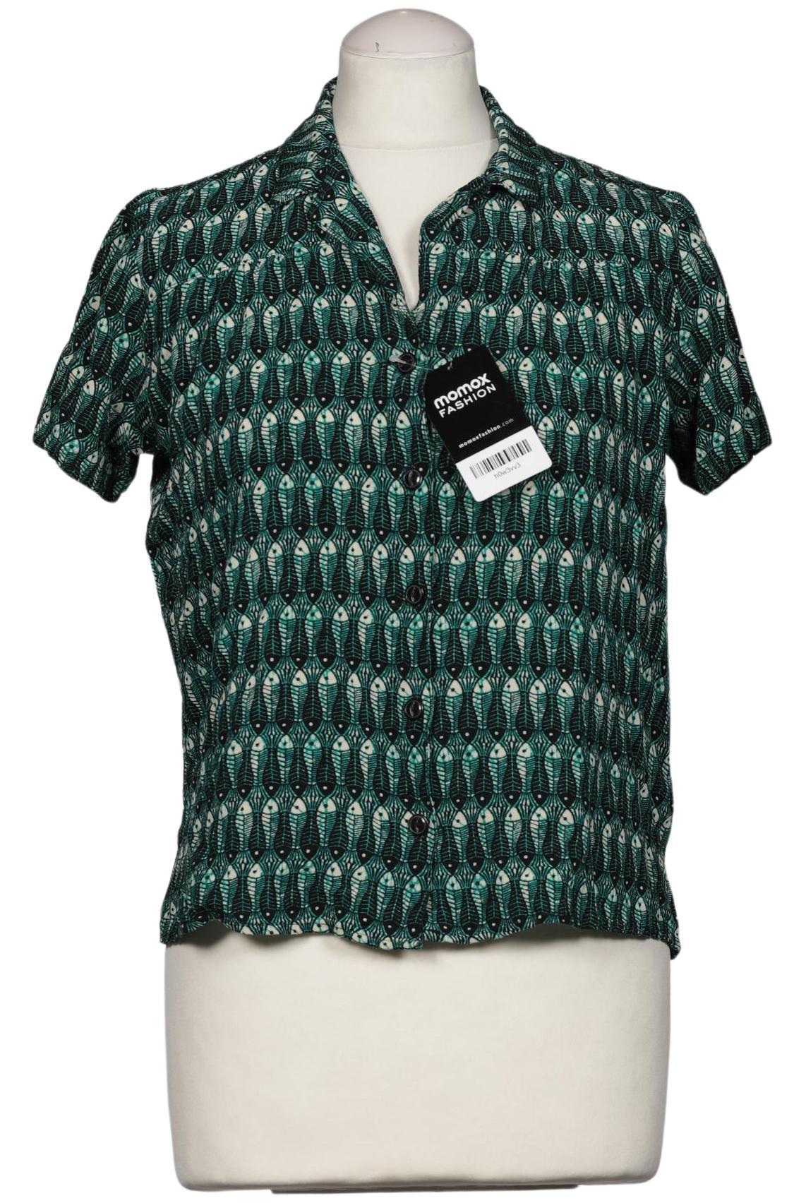 

King Louie Damen Bluse, grün, Gr. 38