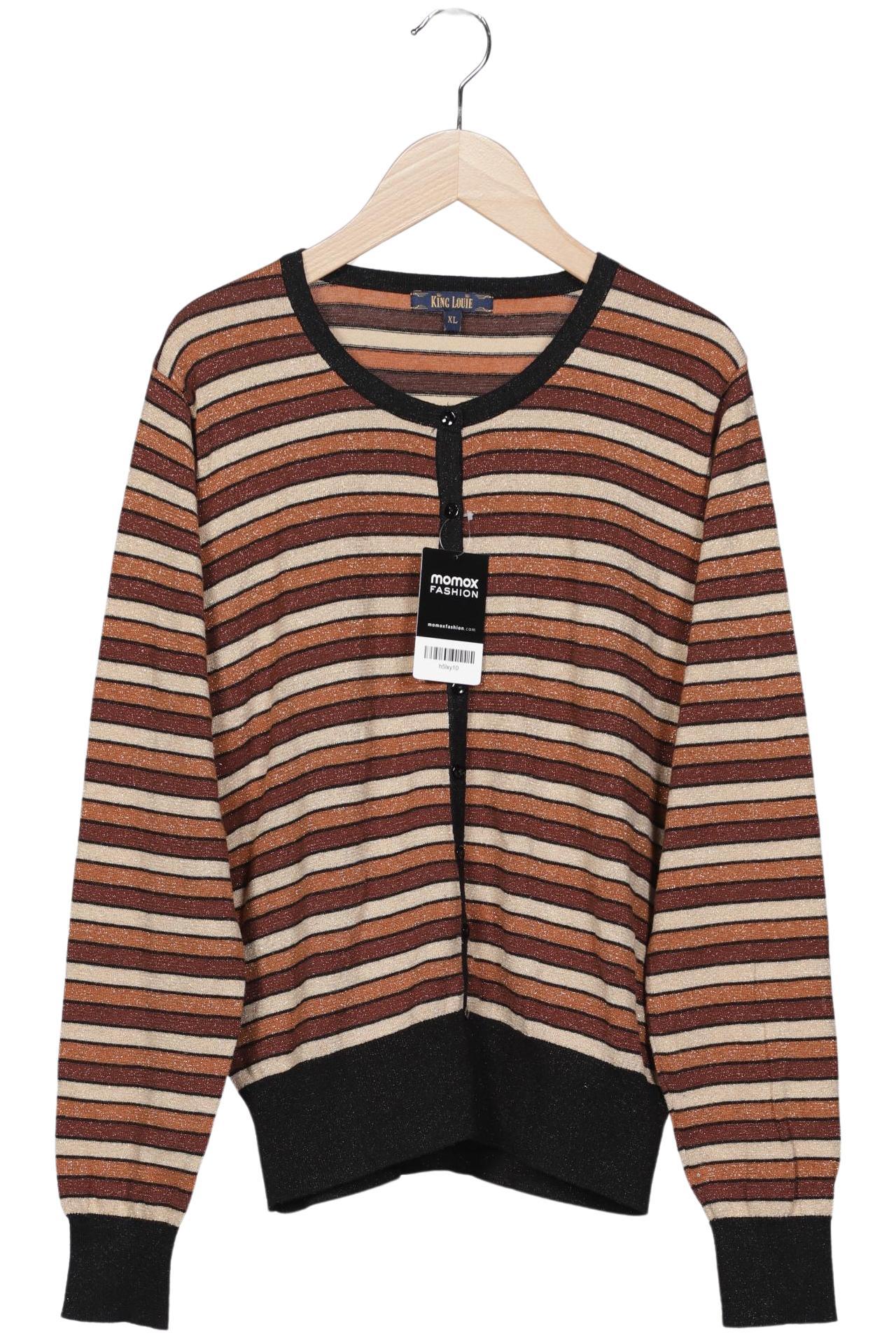 

King Louie Damen Strickjacke, braun, Gr. 44