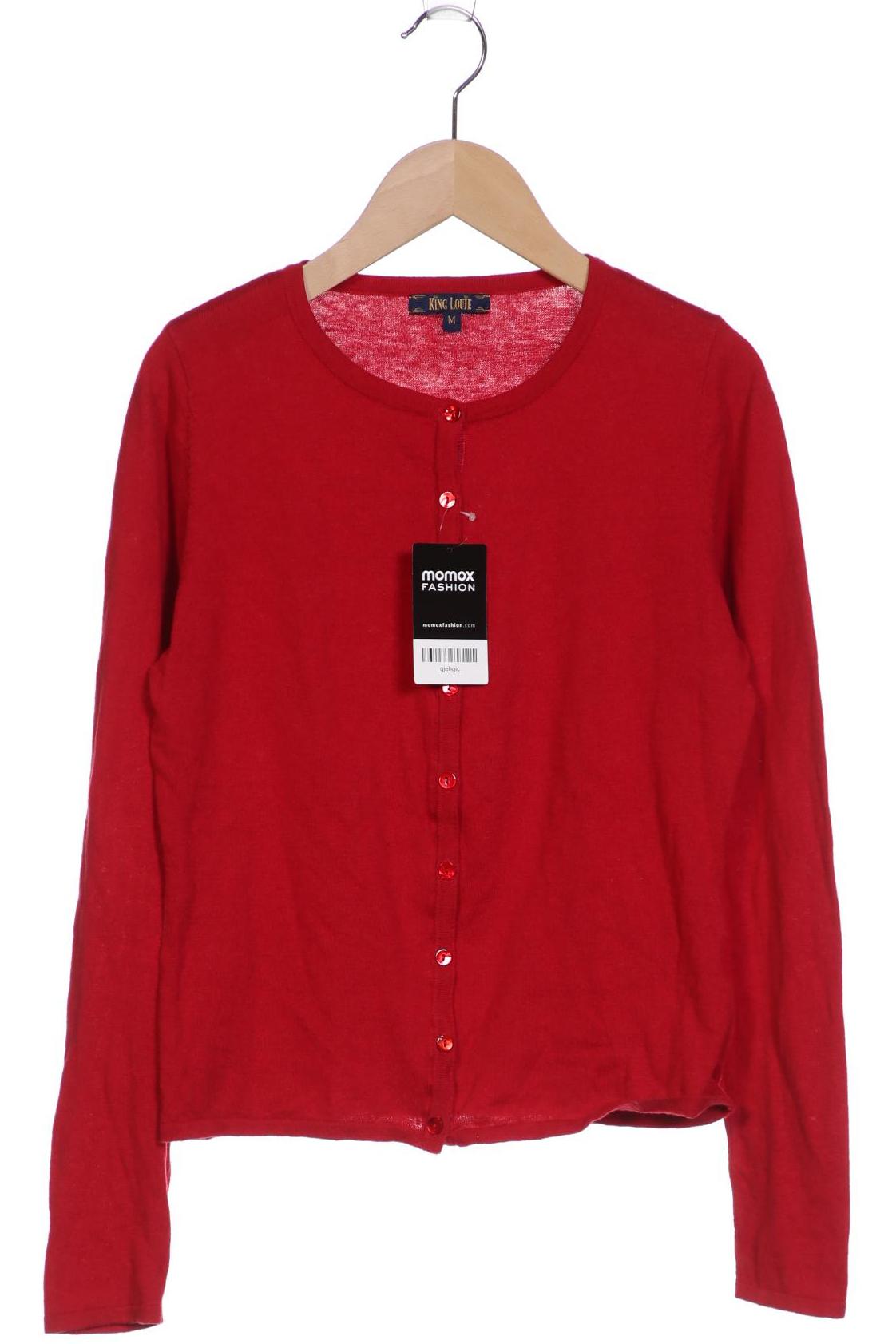 

King Louie Damen Strickjacke, rot, Gr. 38