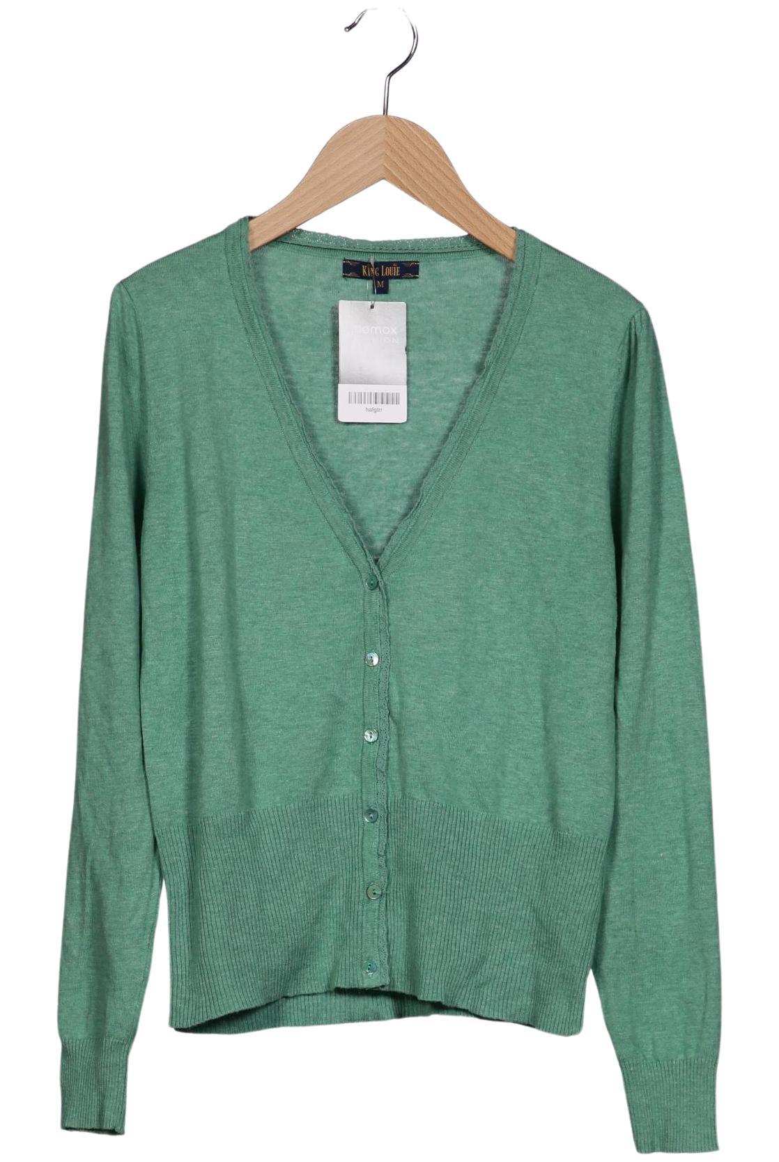 

King Louie Damen Strickjacke, grün, Gr. 38
