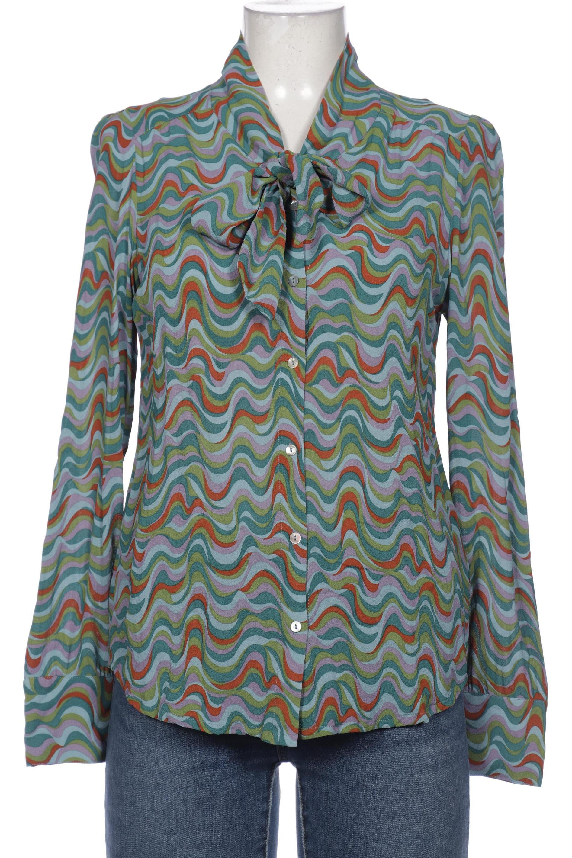 

King Louie Damen Bluse, türkis, Gr. 40