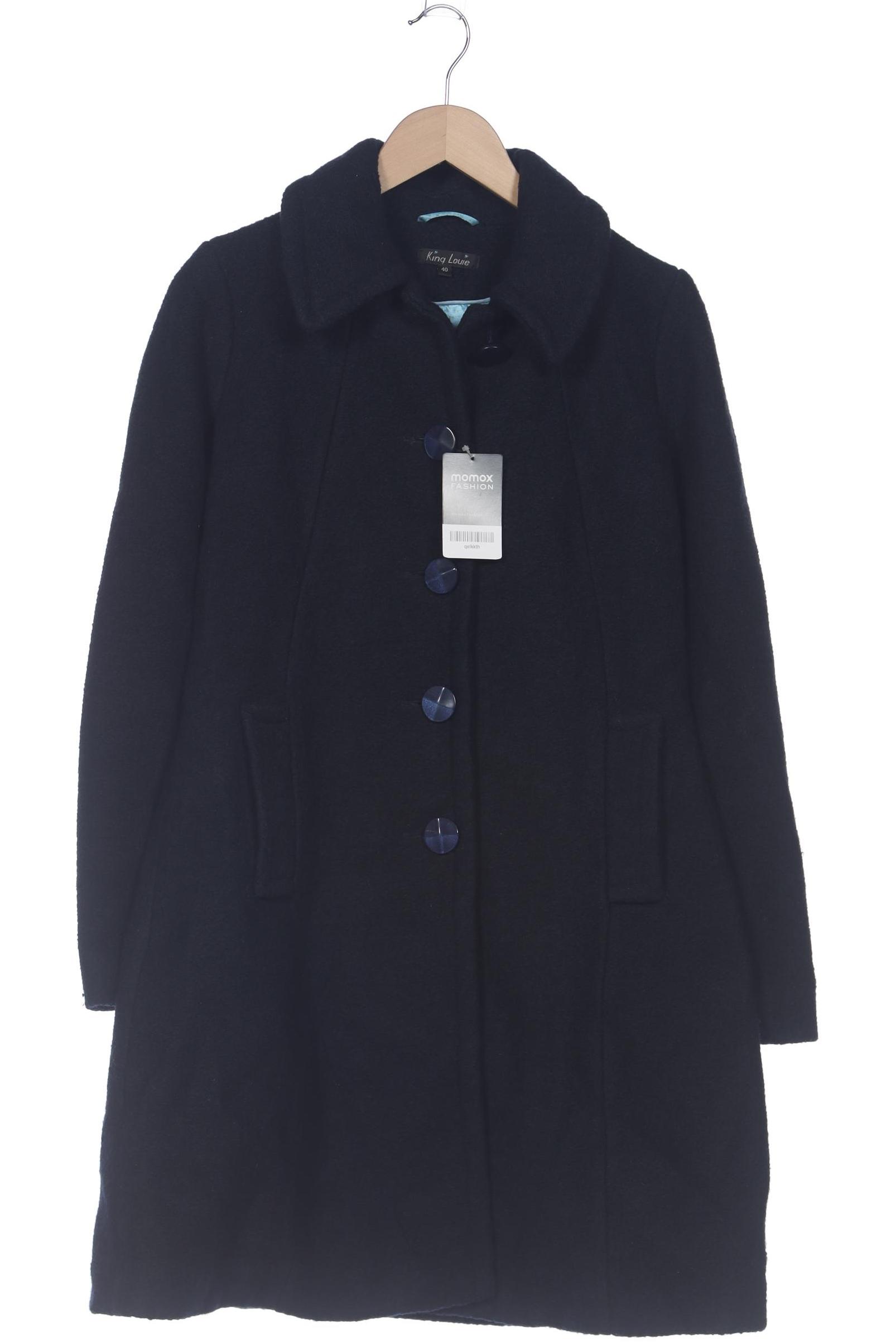 

King Louie Damen Mantel, marineblau, Gr. 40