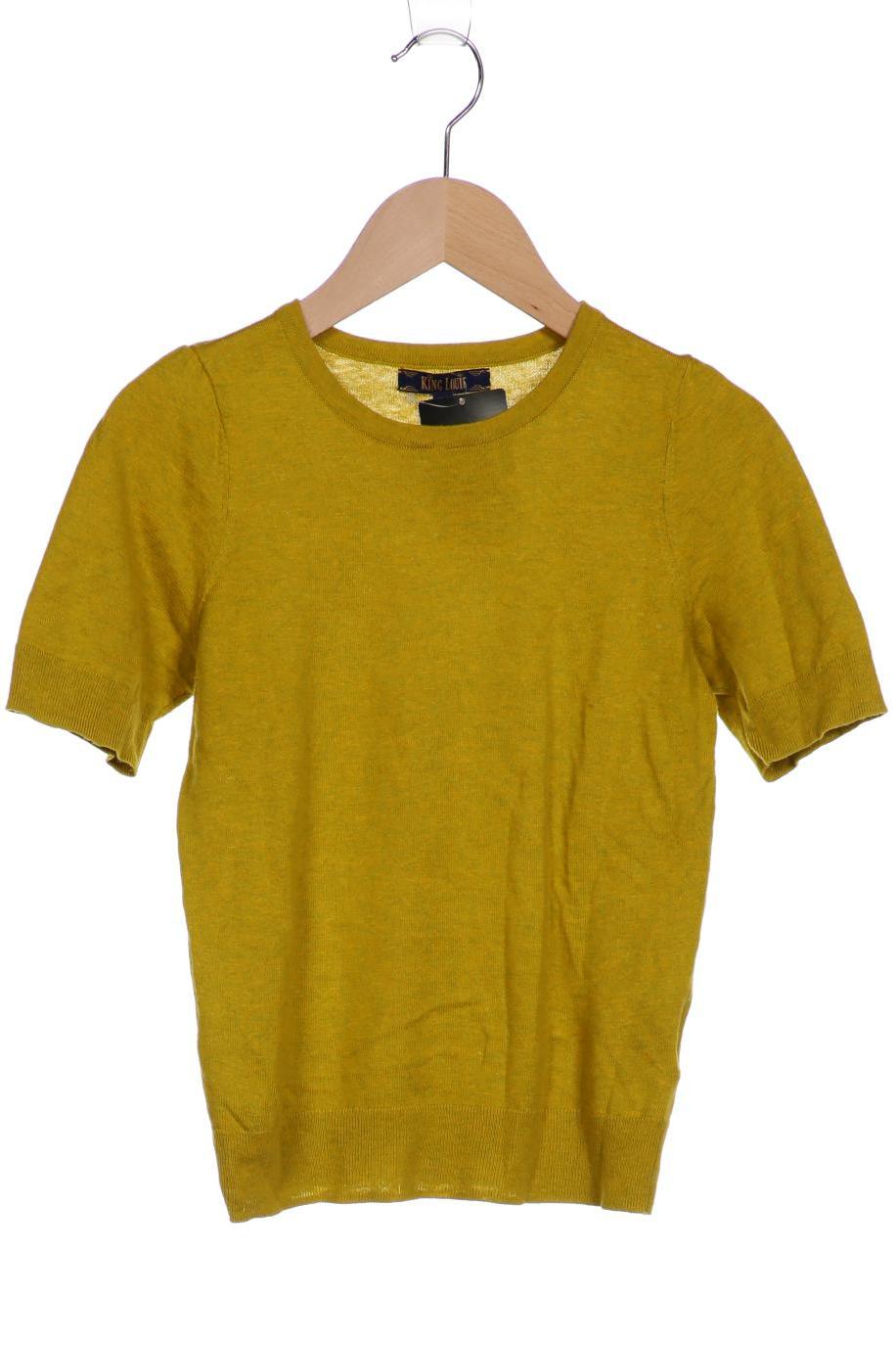 

King Louie Damen Pullover, gelb, Gr. 34