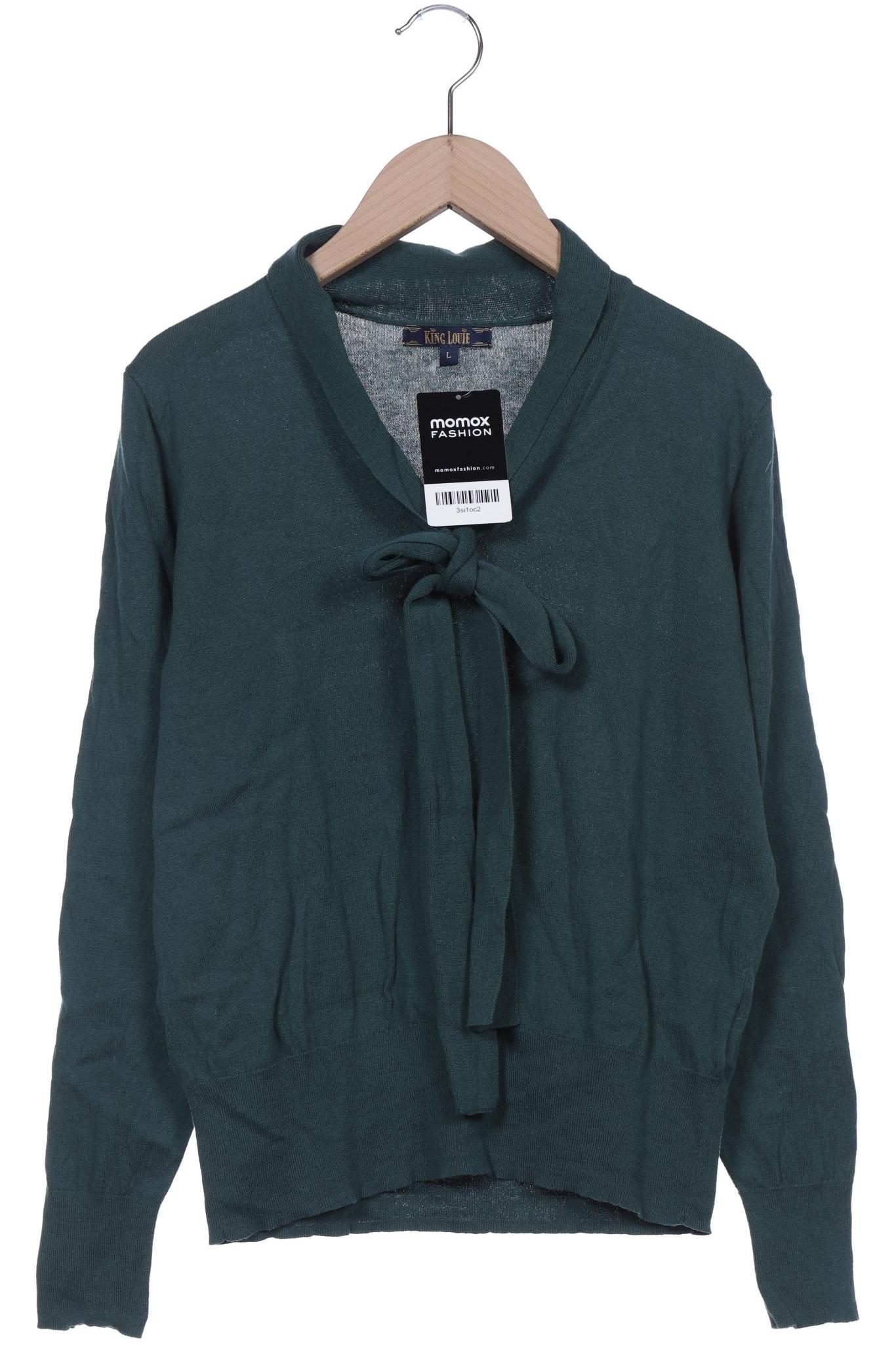 

King Louie Damen Pullover, grün, Gr. 42