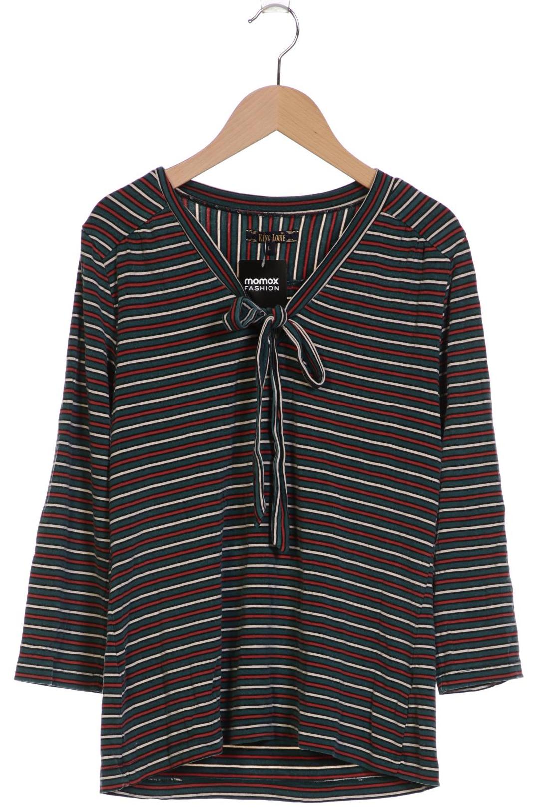 

King Louie Damen Langarmshirt, türkis, Gr. 42