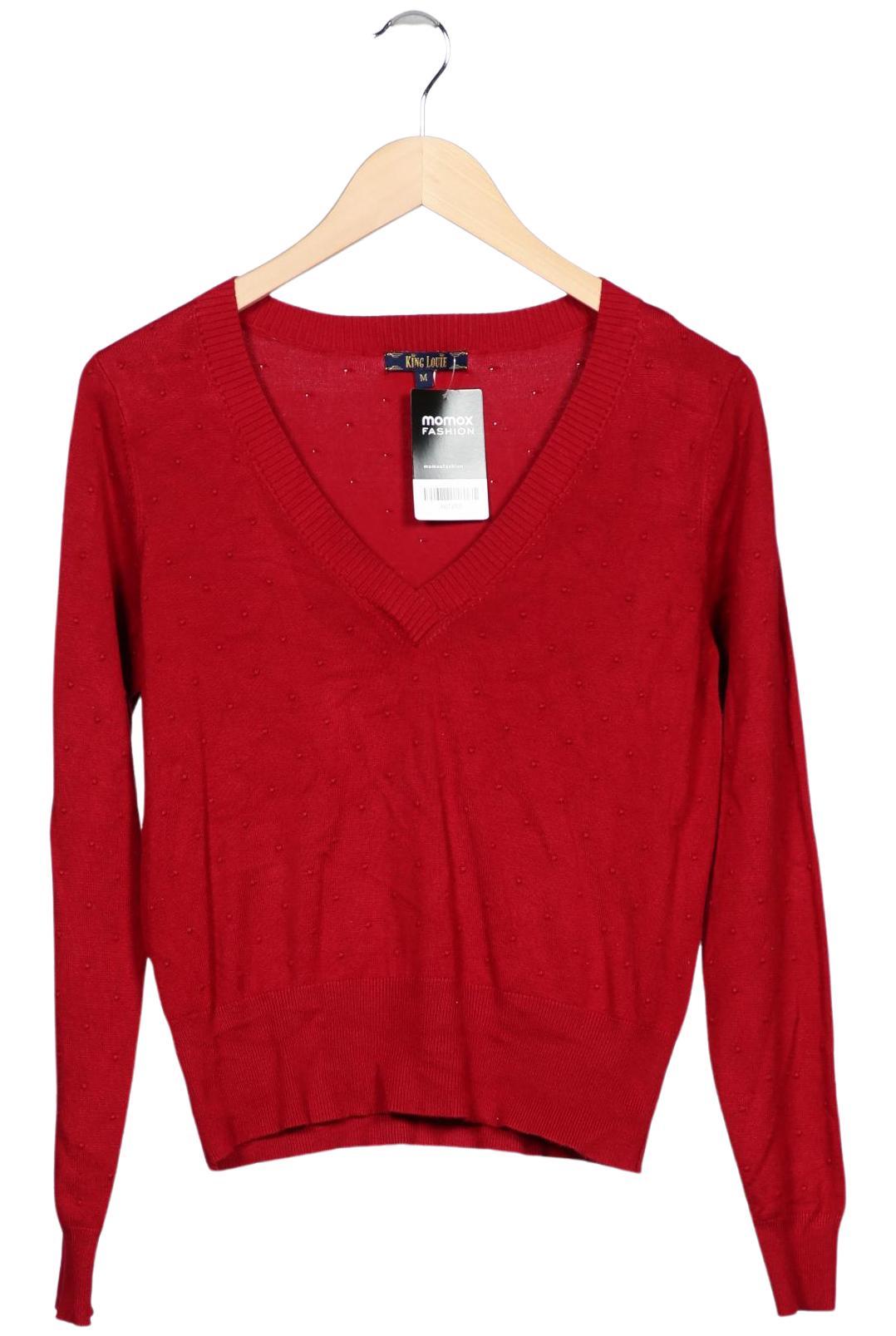

King Louie Damen Pullover, rot, Gr. 38