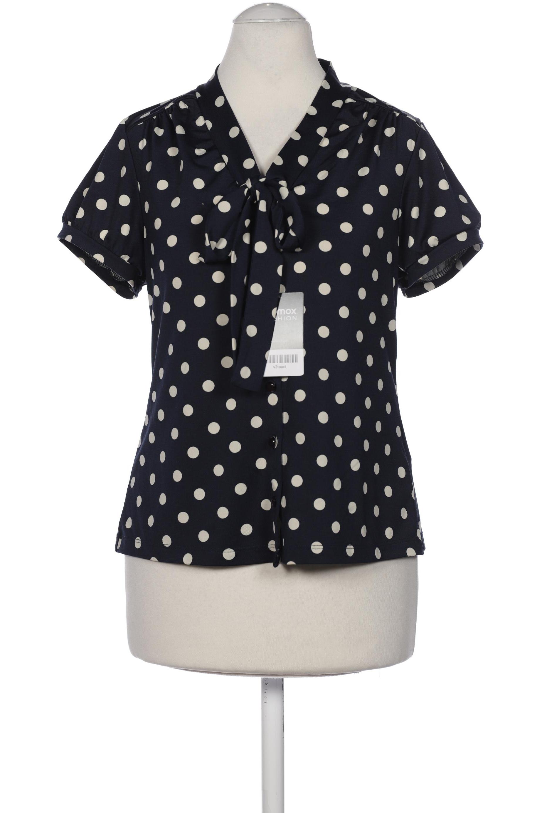 

King Louie Damen Bluse, marineblau, Gr. 38