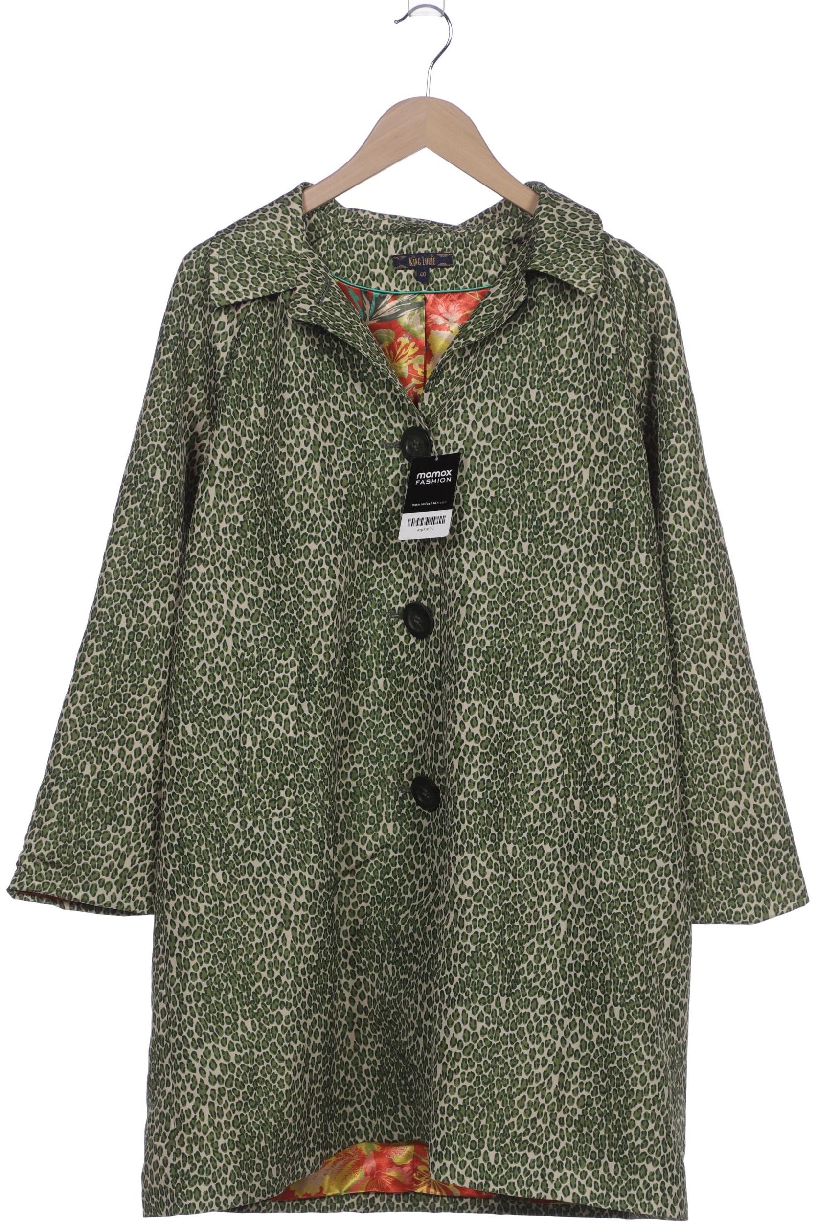 

King Louie Damen Mantel, grün, Gr. 40
