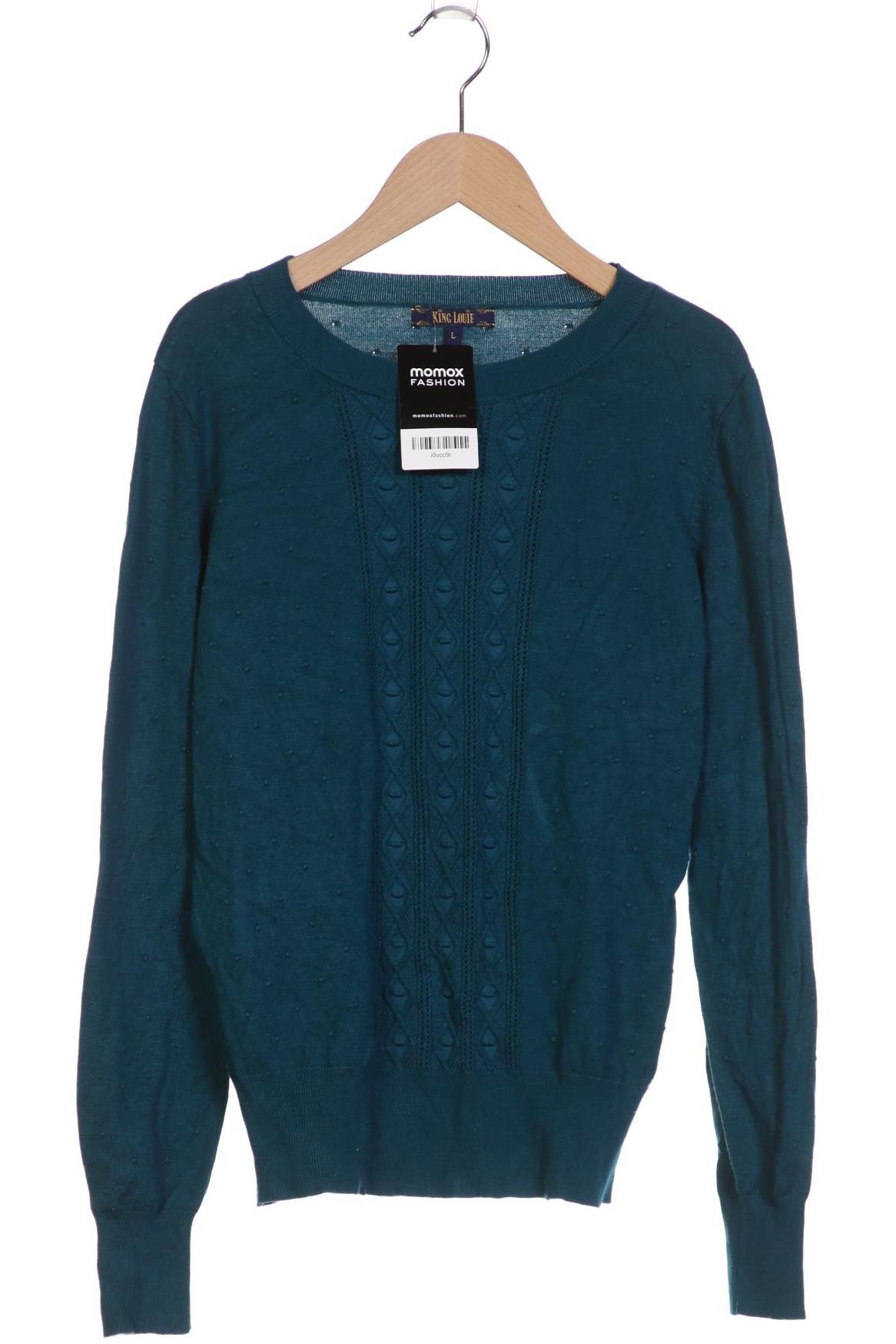 

King Louie Damen Pullover, türkis, Gr. 42