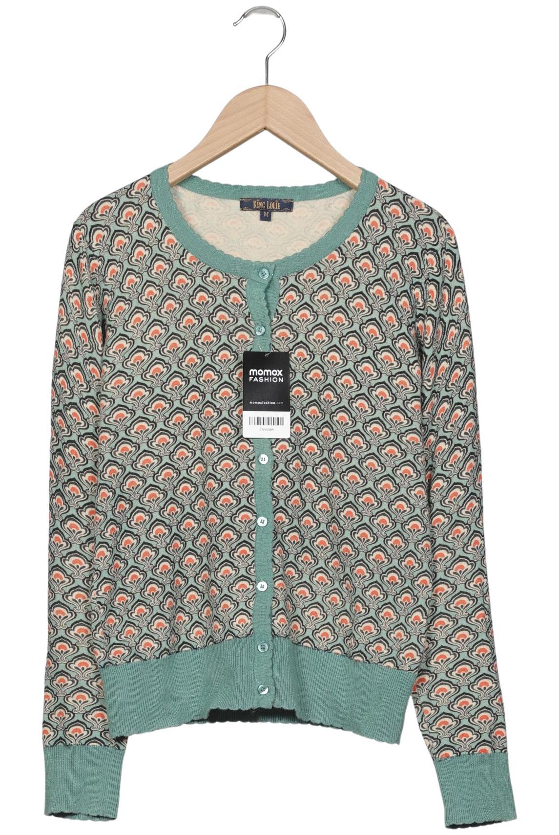 

King Louie Damen Strickjacke, grün, Gr. 38