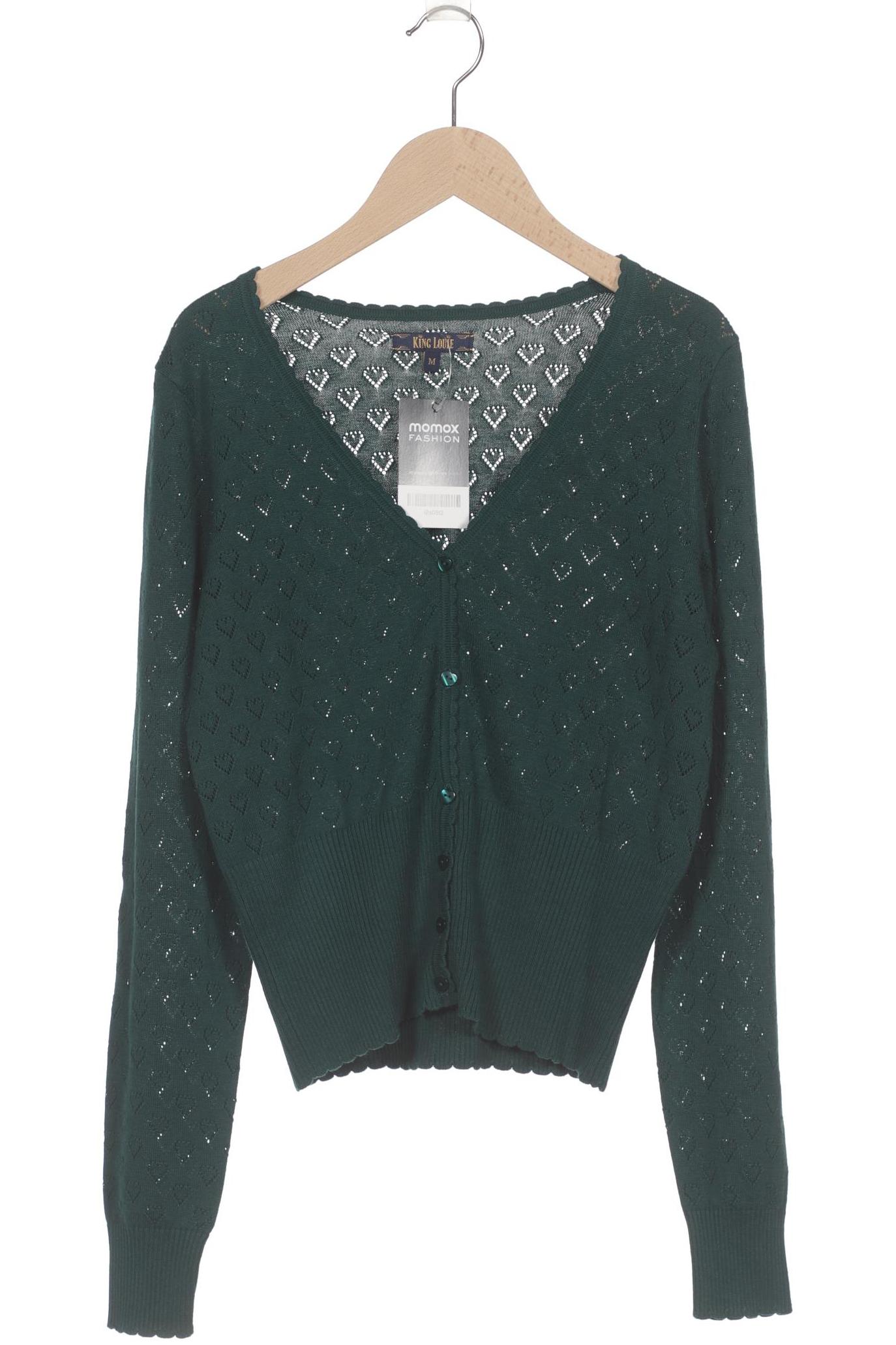 

King Louie Damen Strickjacke, grün, Gr. 38