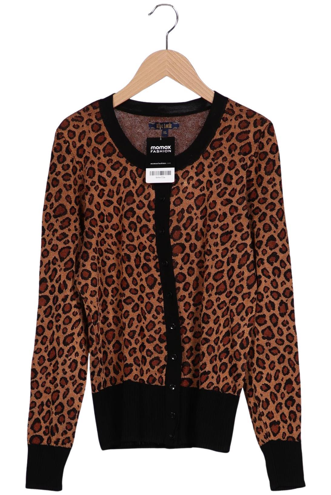 

King Louie Damen Strickjacke, braun, Gr. 44