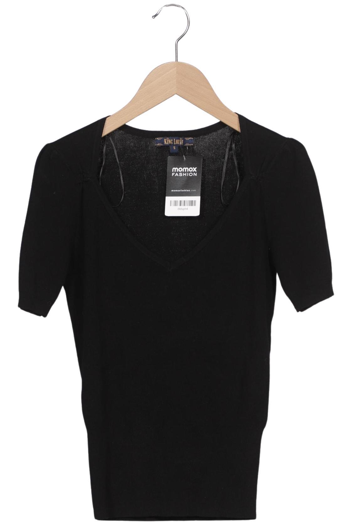 

King Louie Damen Pullover, schwarz, Gr. 36