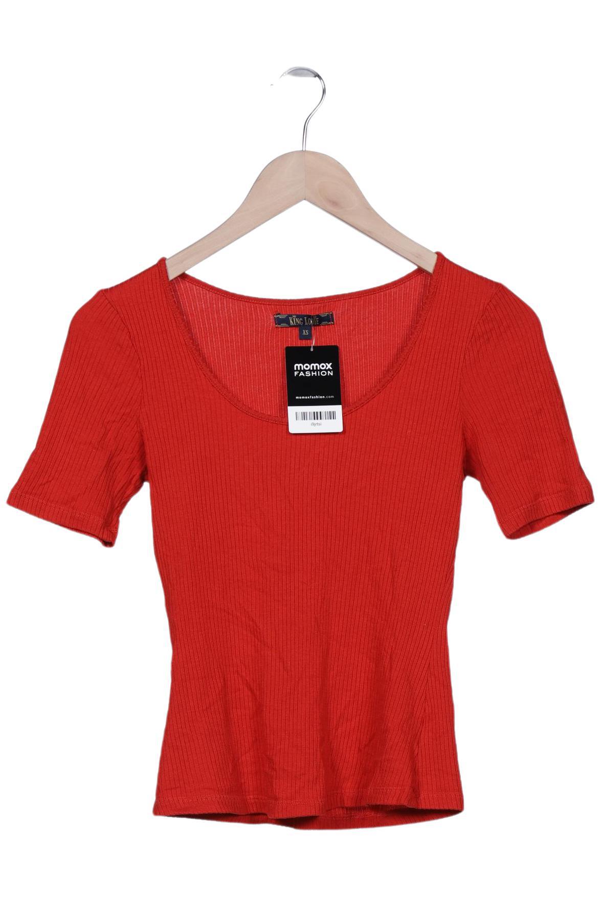 

King Louie Damen T-Shirt, rot, Gr. 34