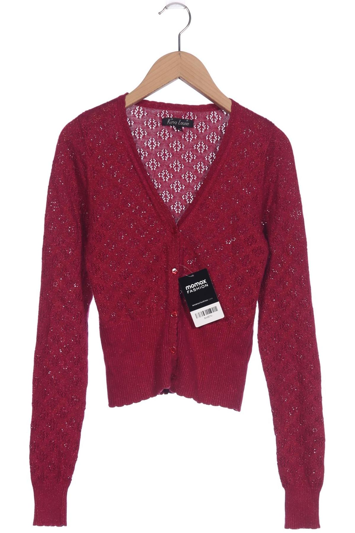

King Louie Damen Strickjacke, pink, Gr. 34