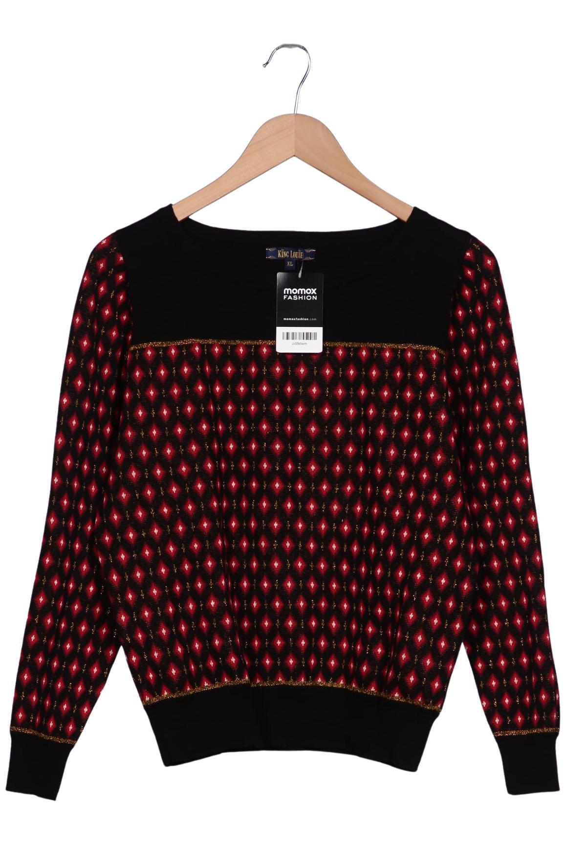 

King Louie Damen Pullover, schwarz, Gr. 44