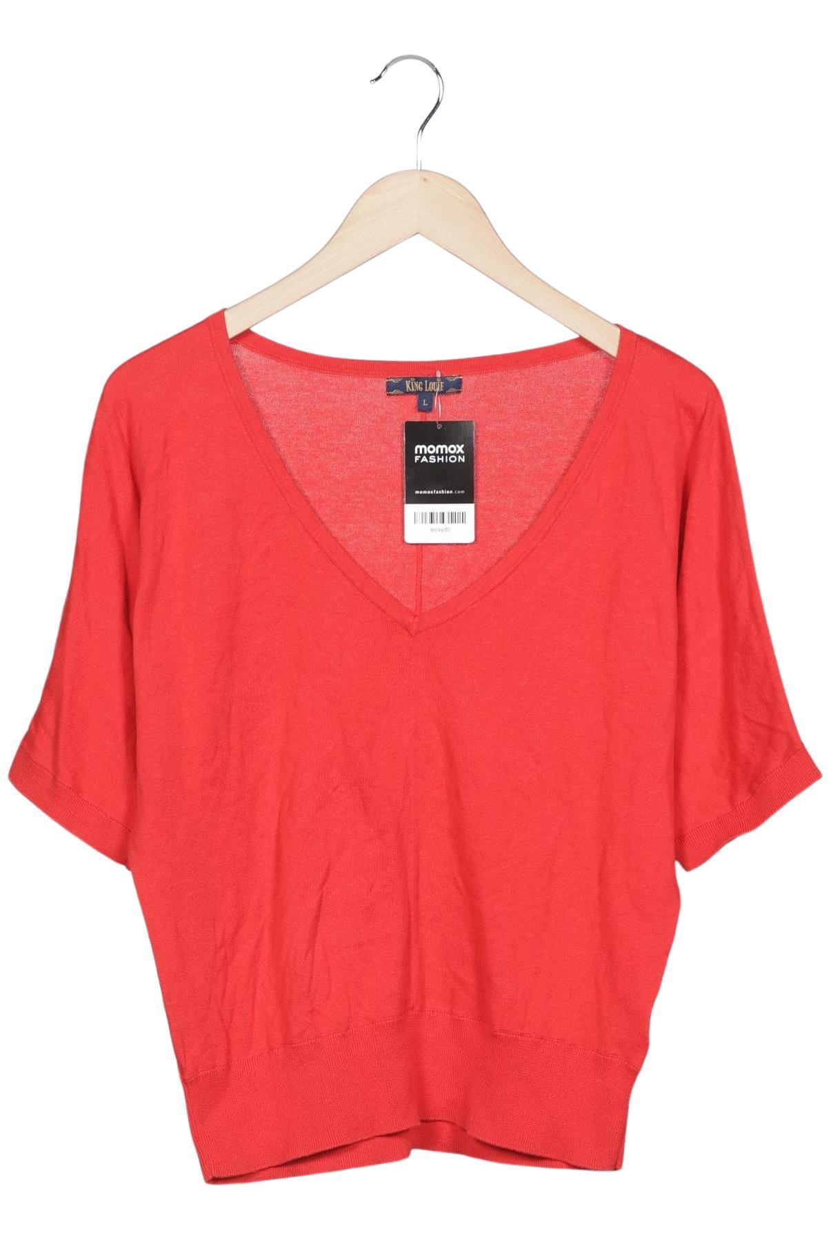 

King Louie Damen Pullover, rot, Gr. 42