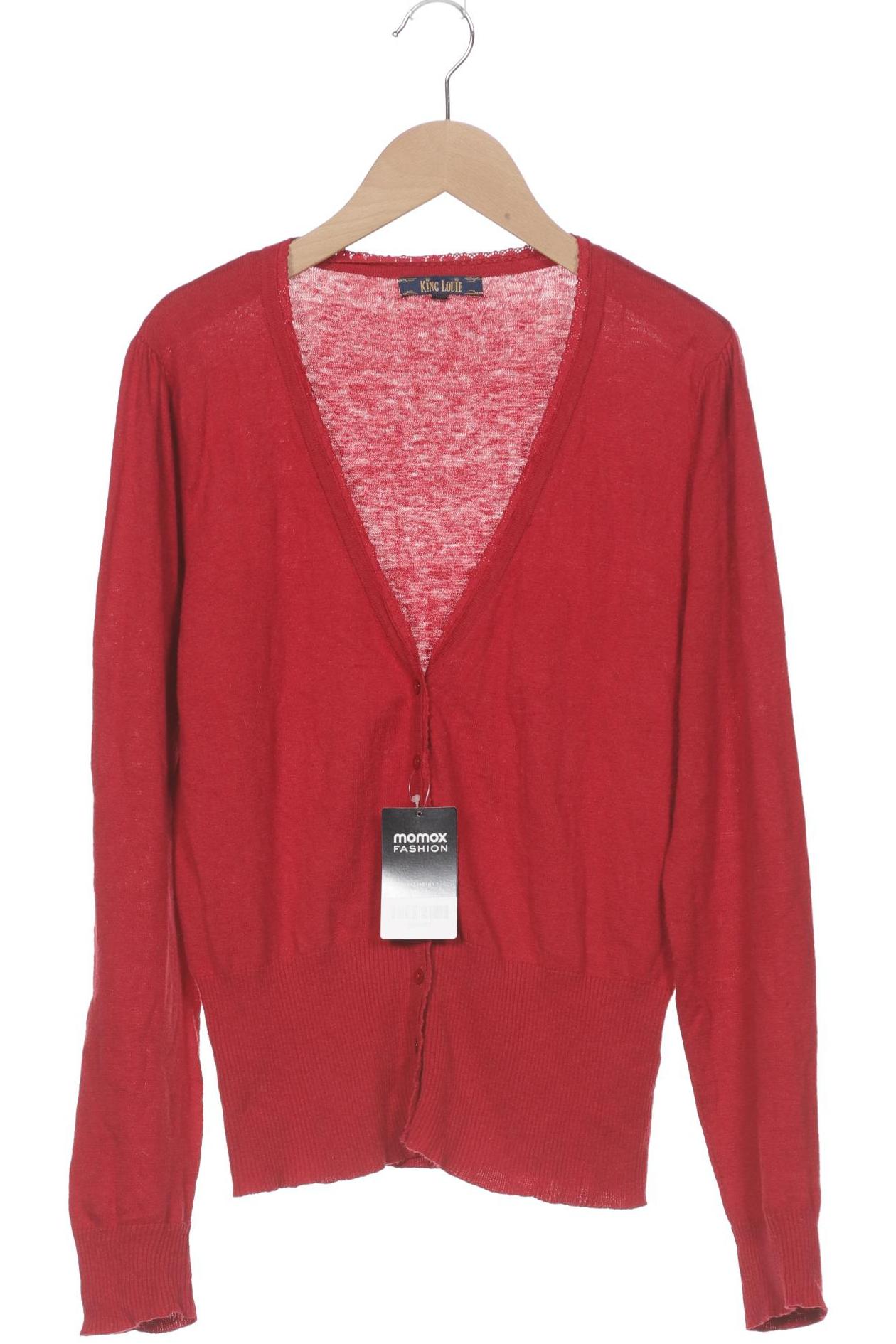 

King Louie Damen Strickjacke, rot, Gr. 38