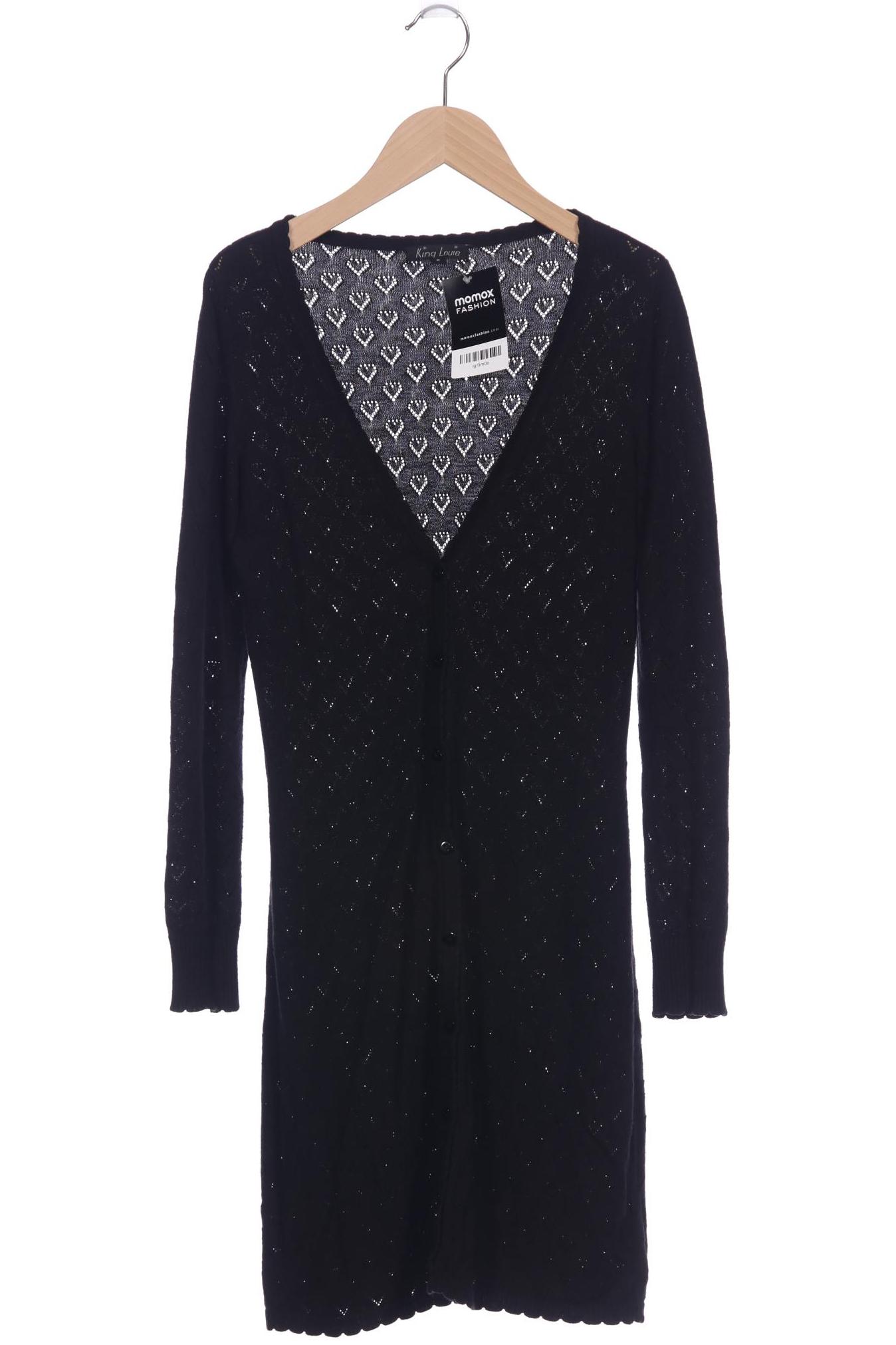 

King Louie Damen Strickjacke, schwarz, Gr. 36