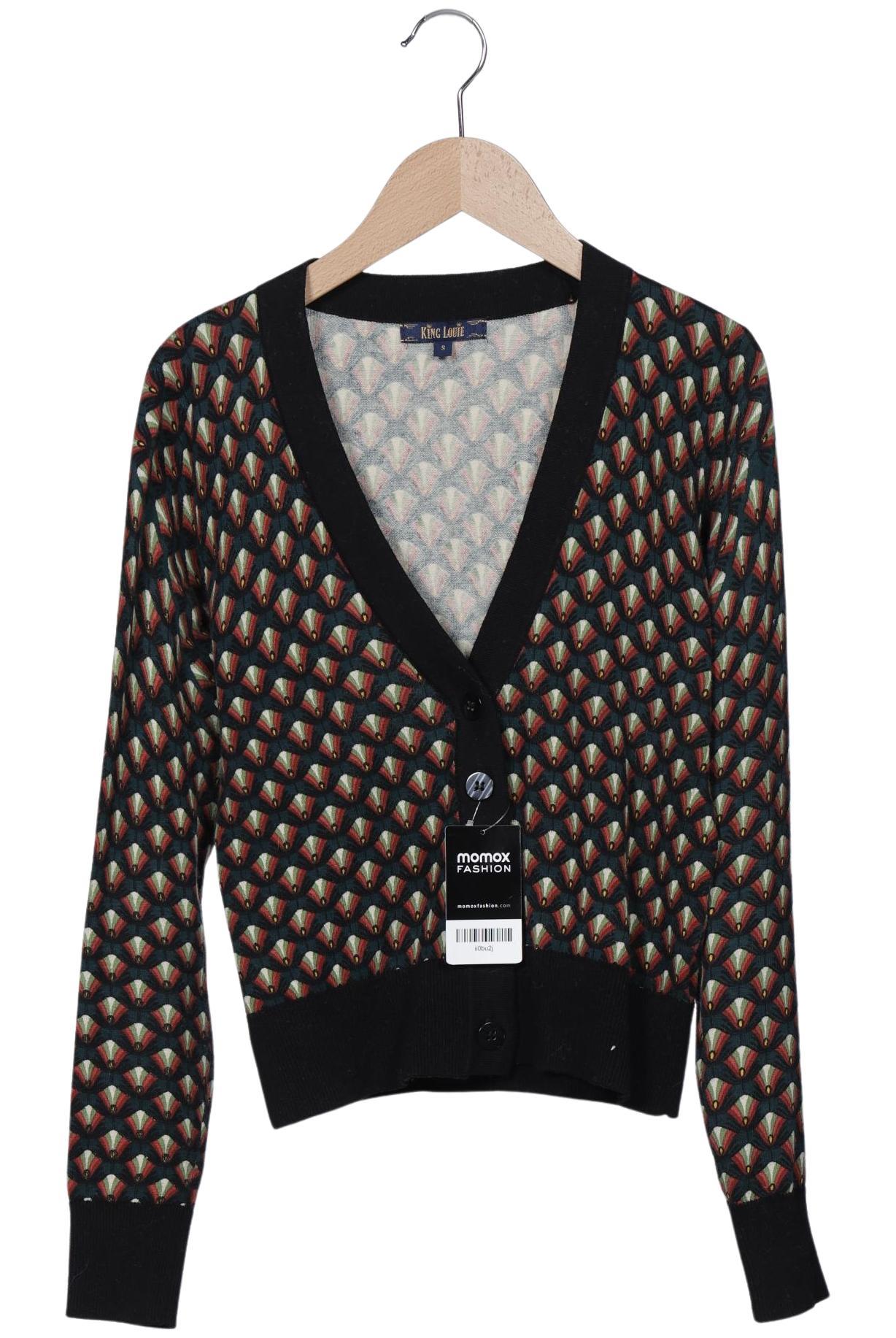 

King Louie Damen Strickjacke, schwarz, Gr. 36