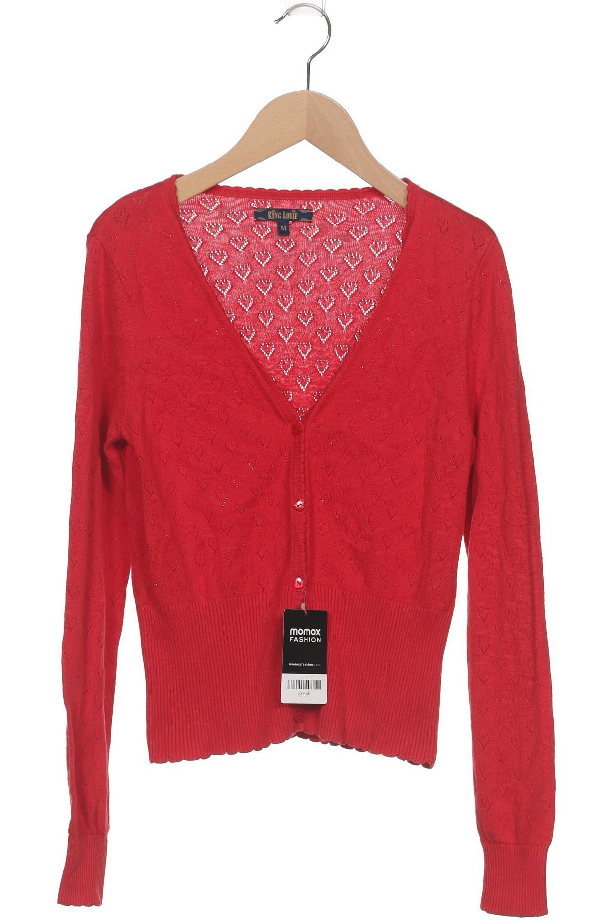 

King Louie Damen Strickjacke, rot, Gr. 38