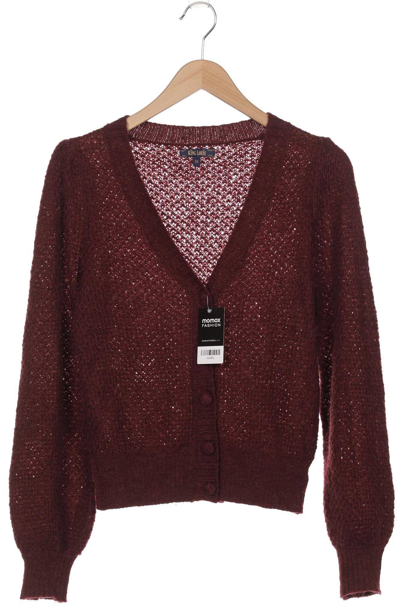 

King Louie Damen Strickjacke, bordeaux, Gr. 38