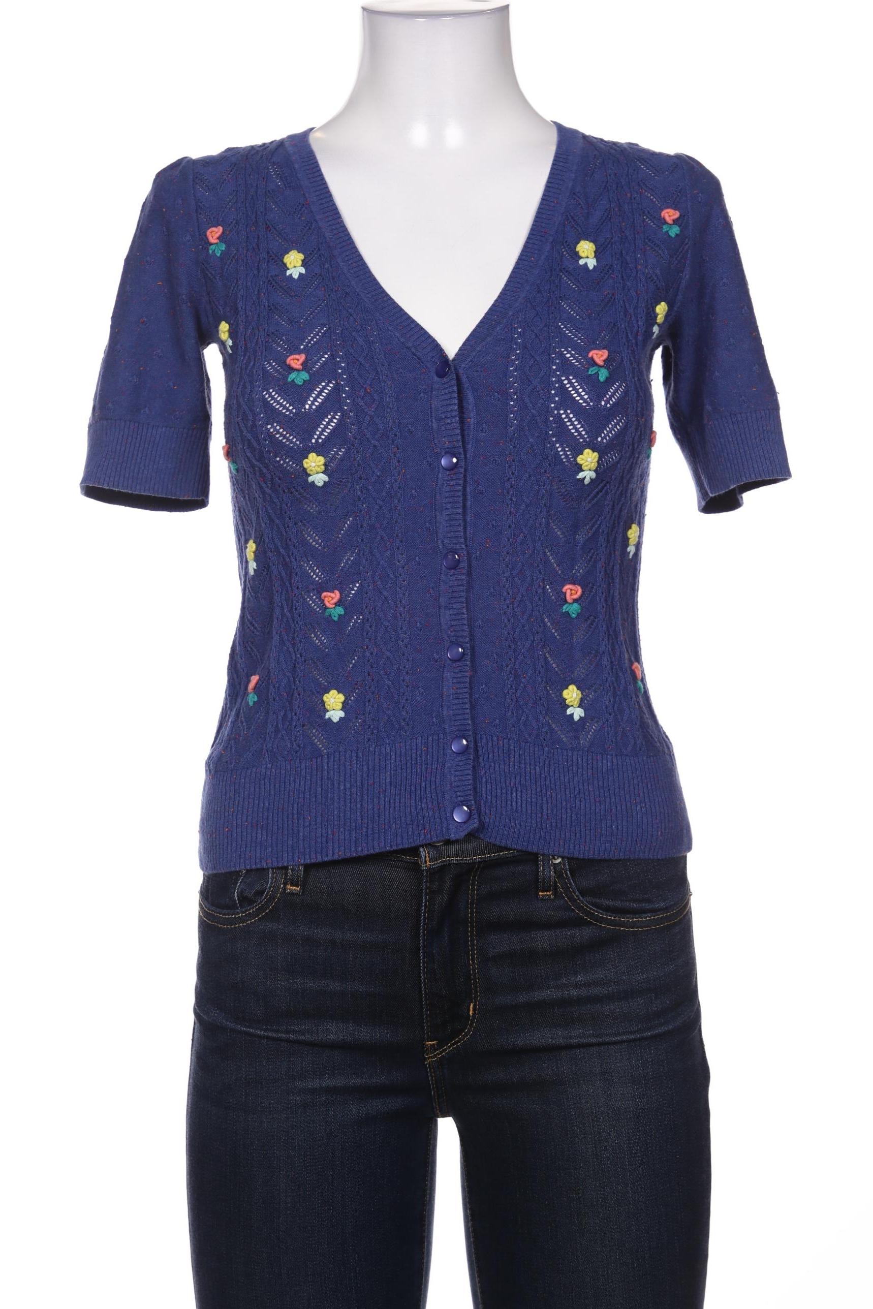 

King Louie Damen Strickjacke, blau, Gr. 38