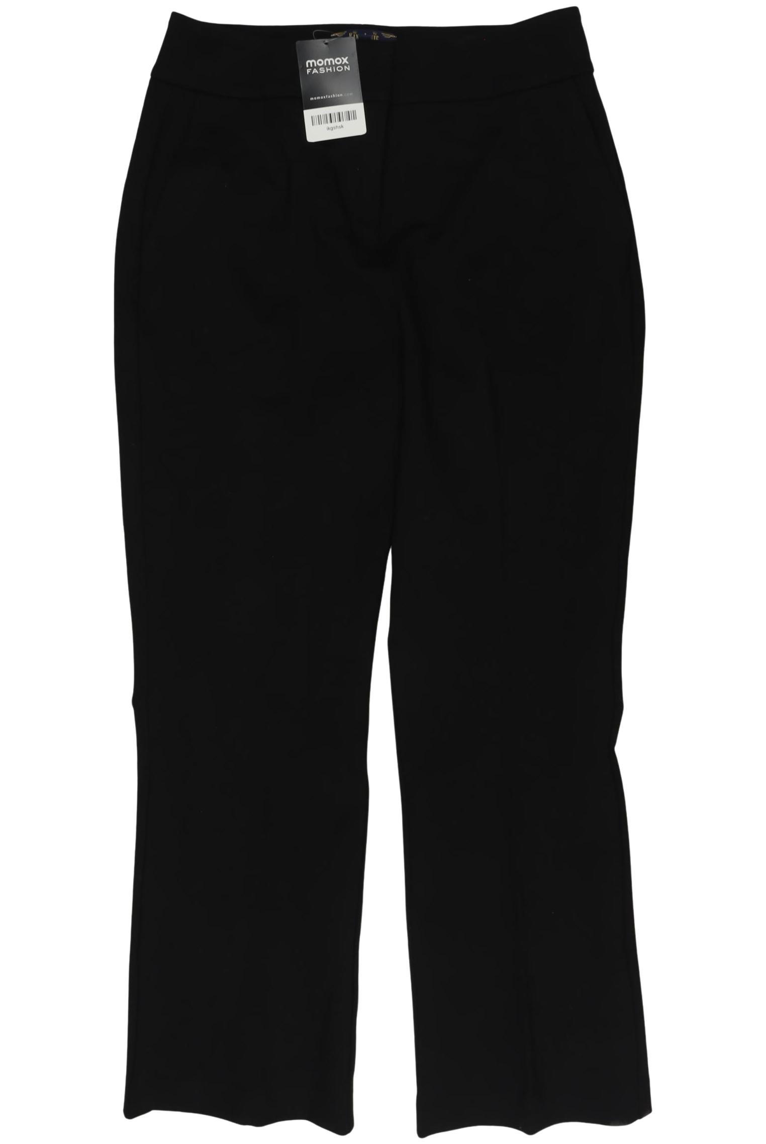 

King Louie Damen Stoffhose, schwarz, Gr. 36