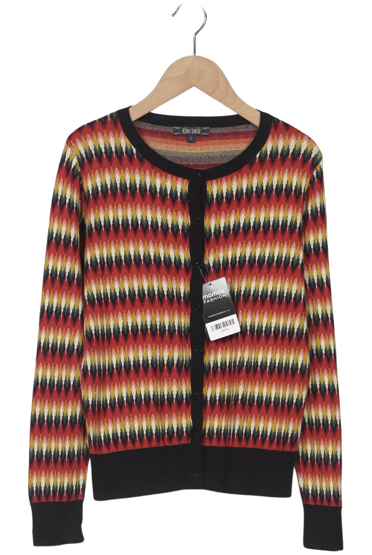 

King Louie Damen Strickjacke, mehrfarbig, Gr. 42
