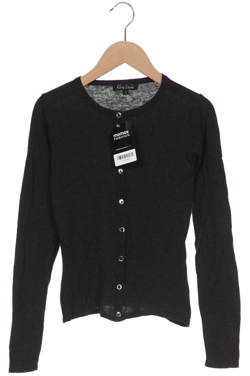 

King Louie Damen Strickjacke, grau, Gr. 36