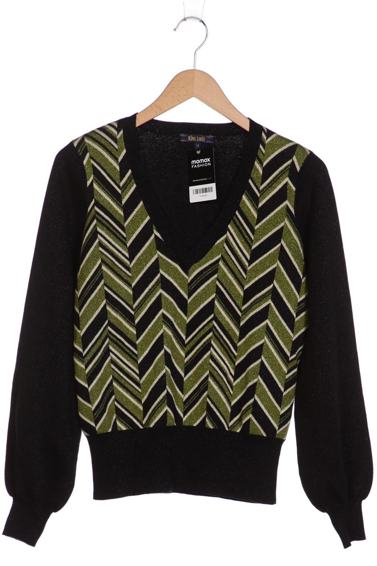 

King Louie Damen Pullover, schwarz, Gr. 38