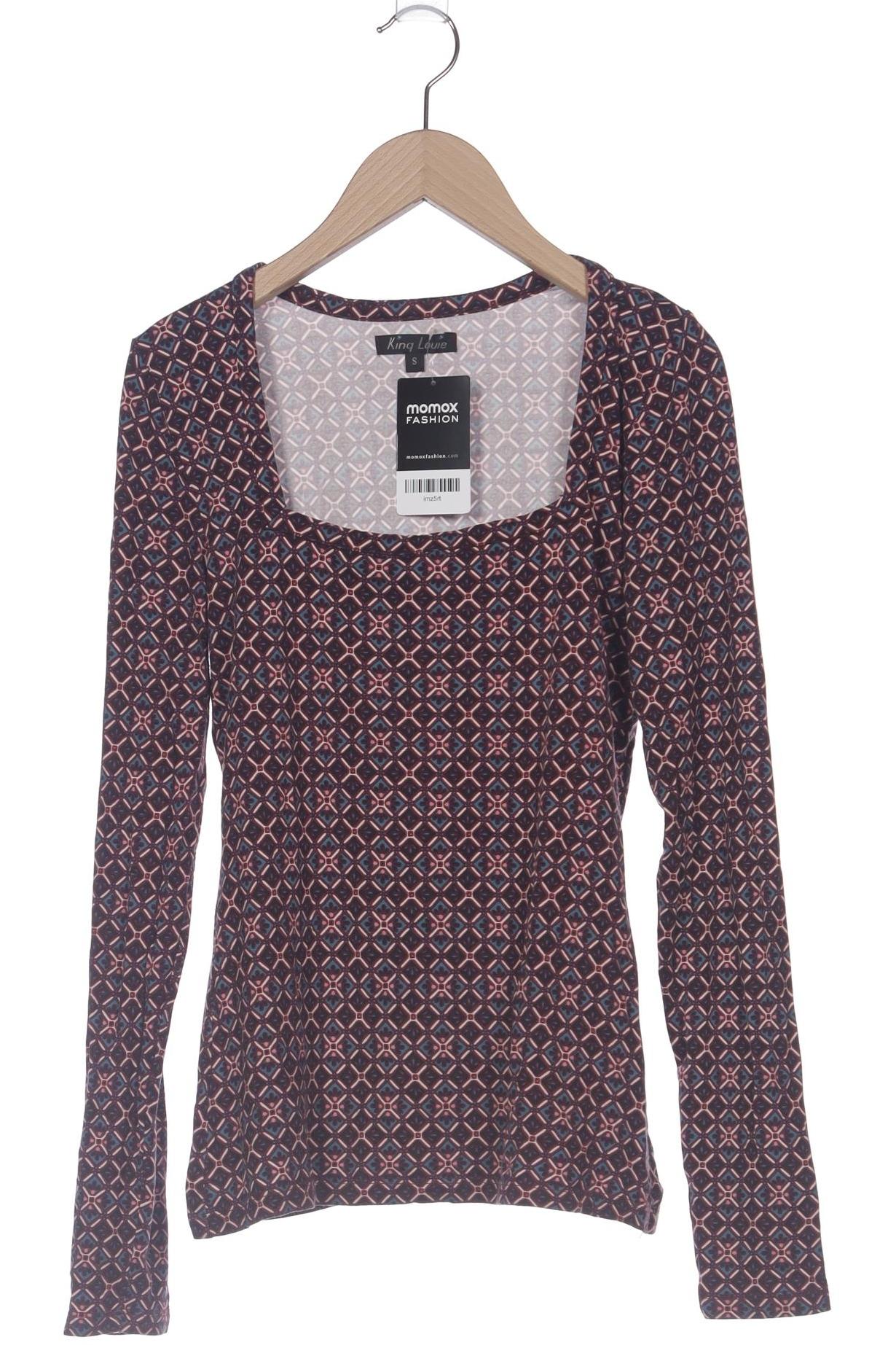 

King Louie Damen Langarmshirt, bordeaux, Gr. 36