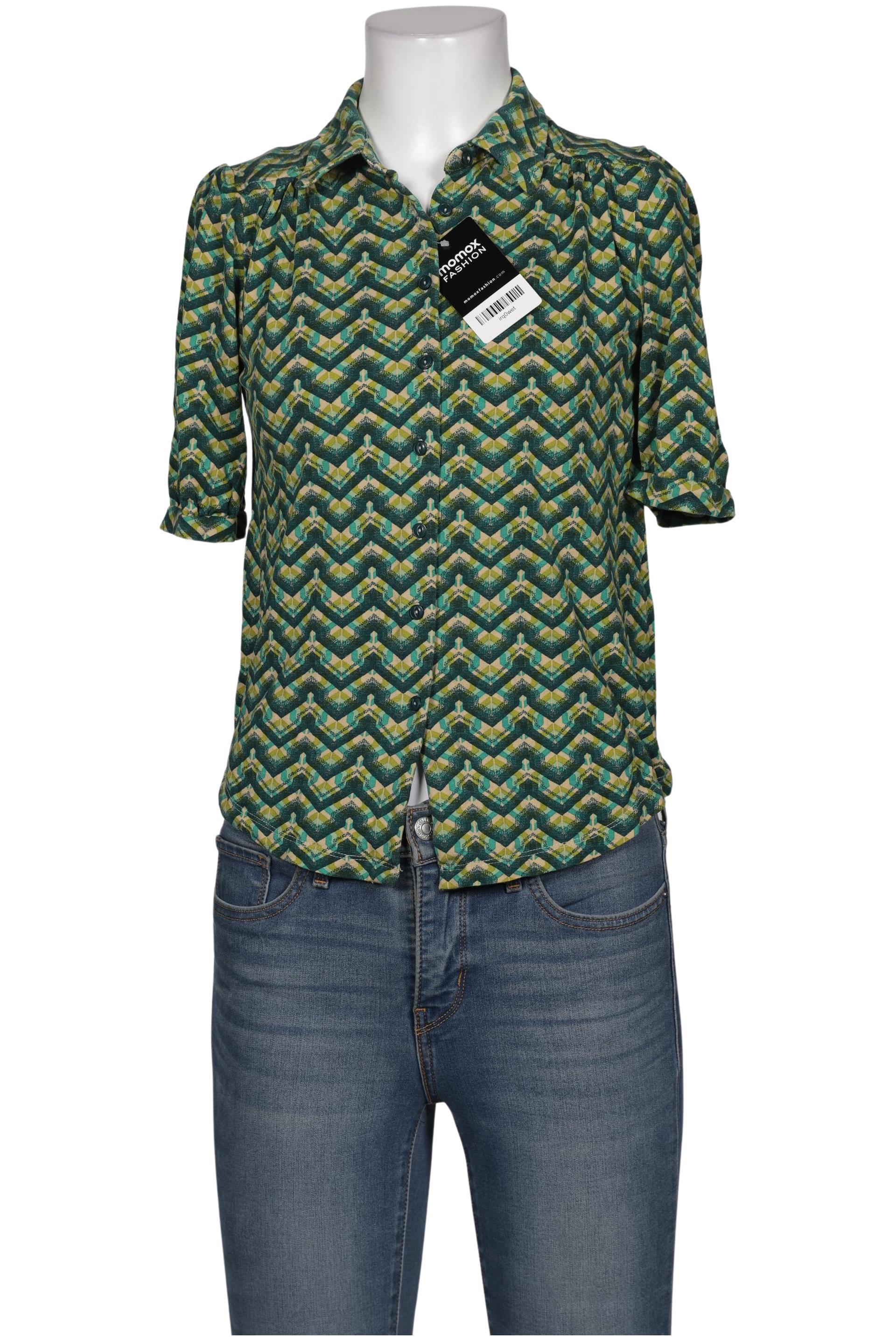 

King Louie Damen Bluse, grün, Gr. 36